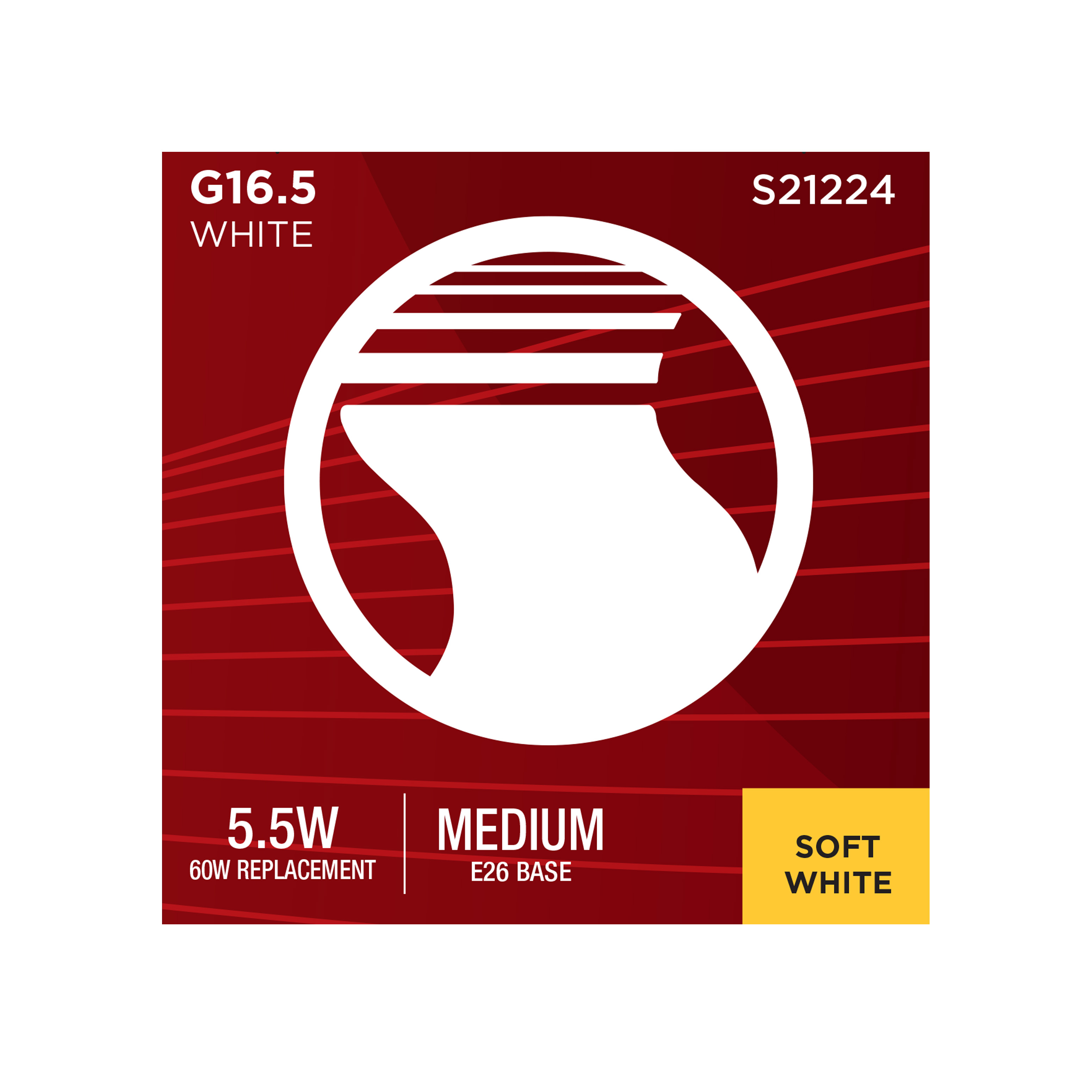 5.5G16.5/LED/WH/930/120V/E26 - S21224