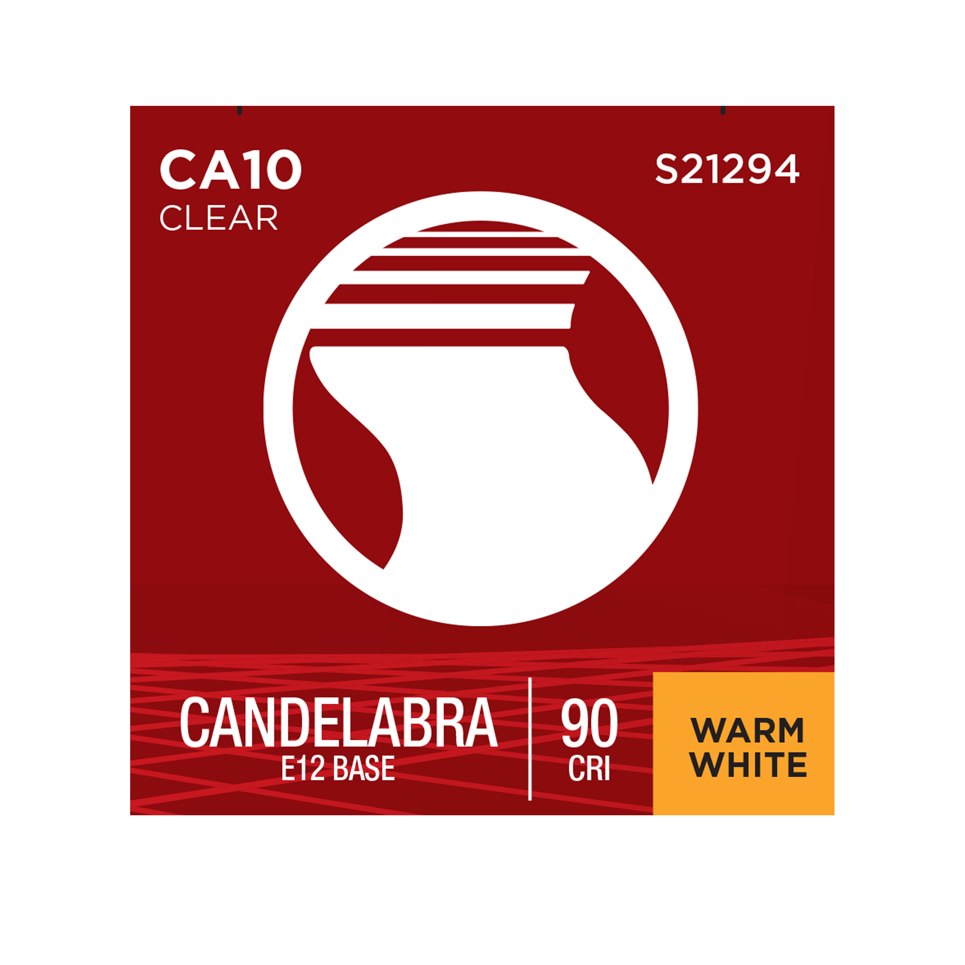 3CA10/LED/927/CL/120V/E12 - S21294