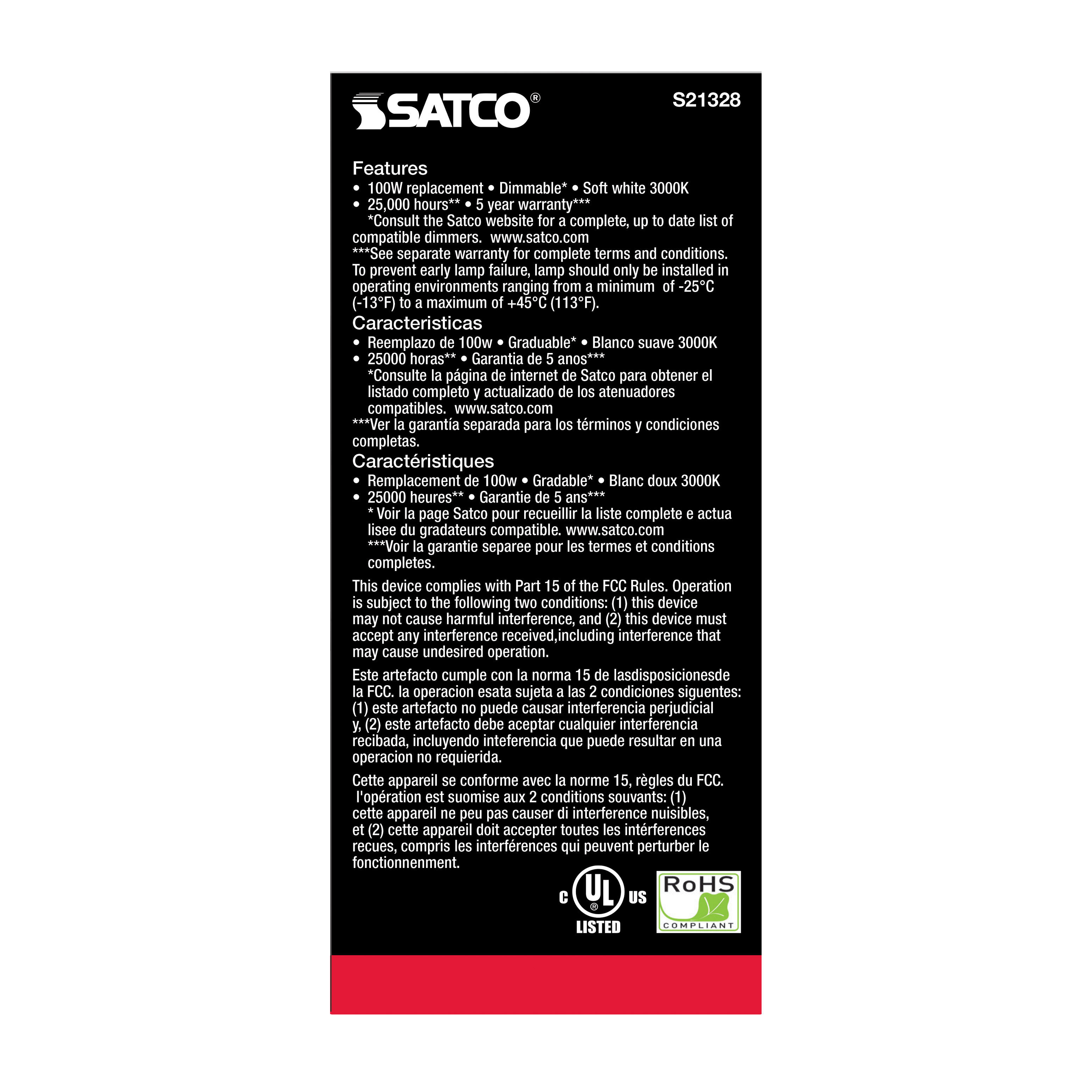 16.5A19LED/930/GU24/120V - S21328