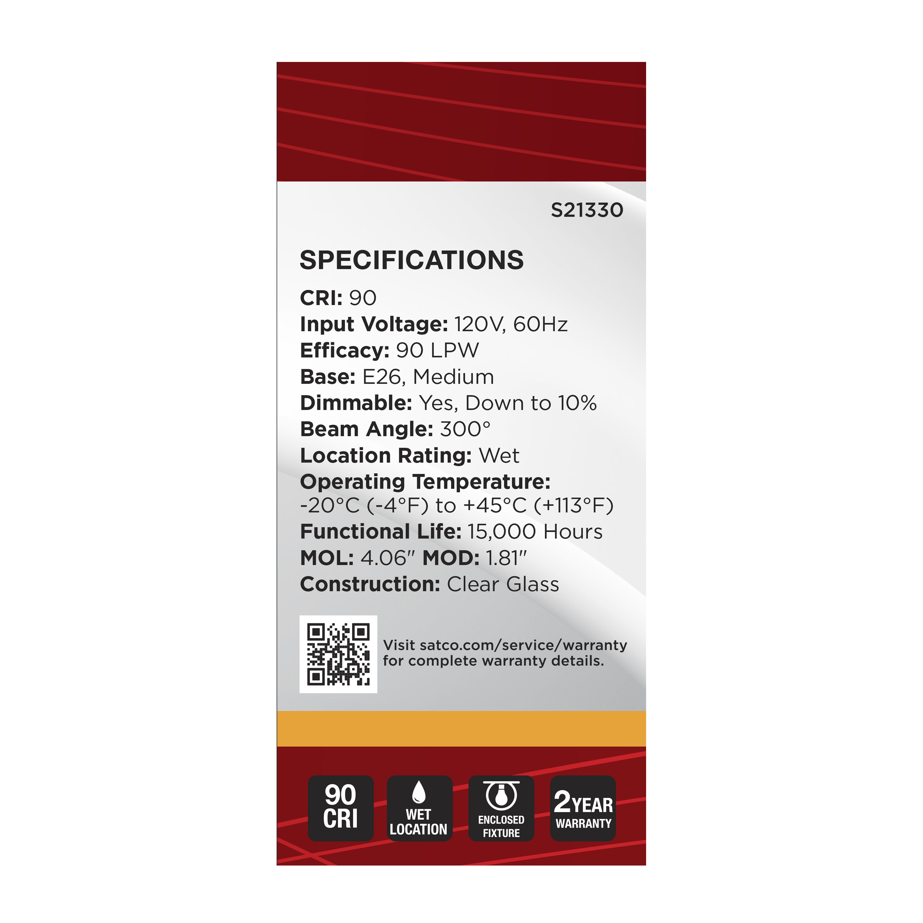 5BT15/CL/LED/927/120V - S21330