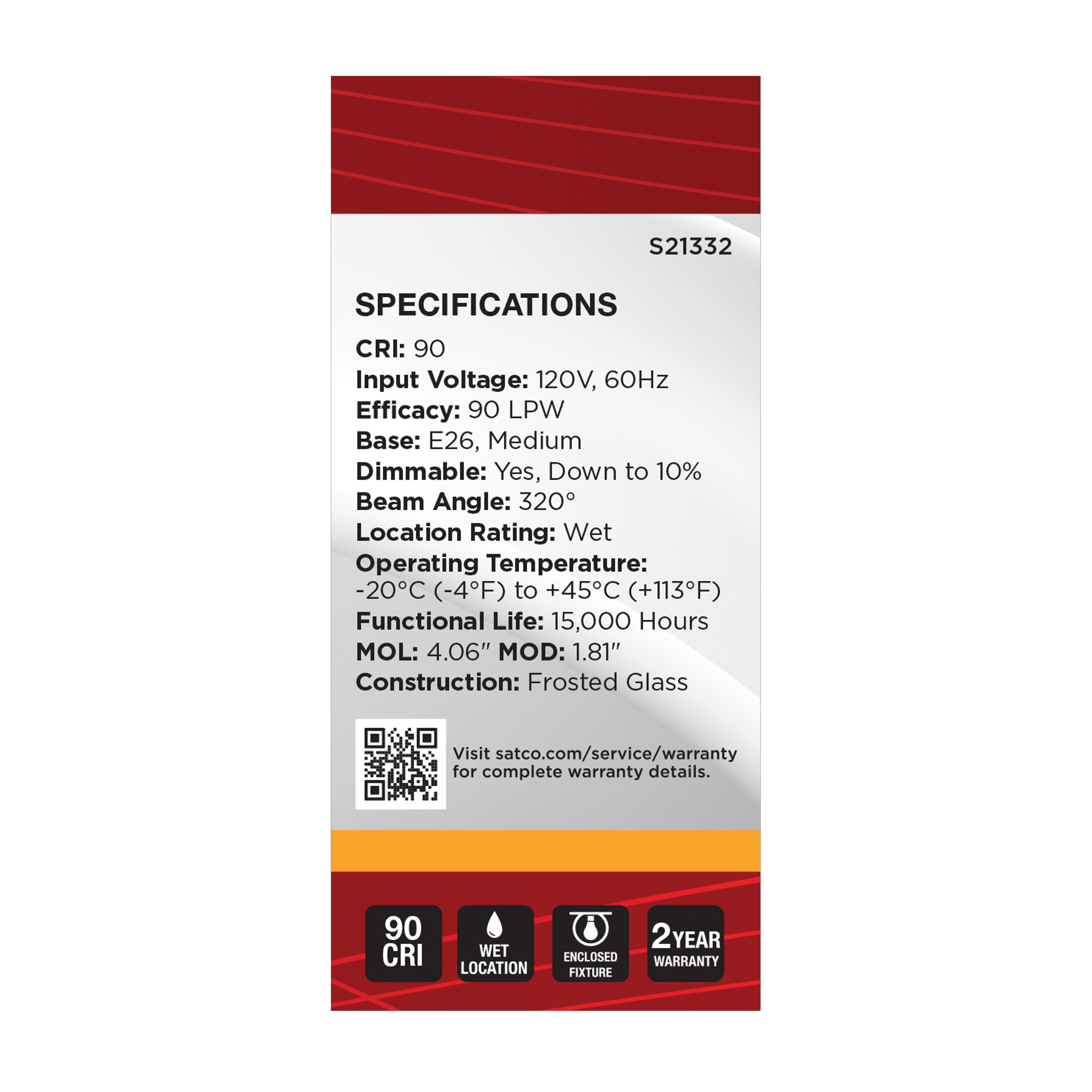 5BT15/WH/LED/927/120V - S21332