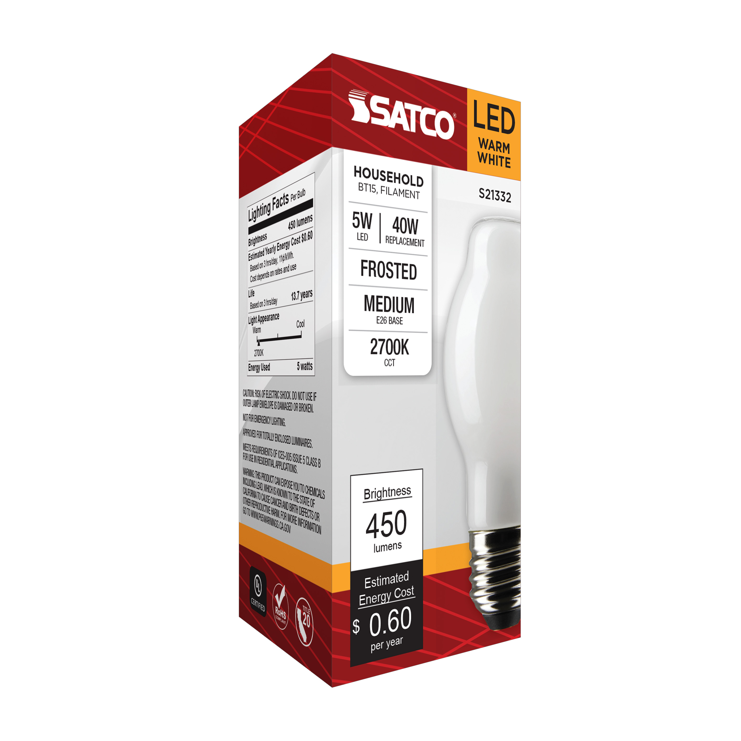 5BT15/WH/LED/927/120V - S21332