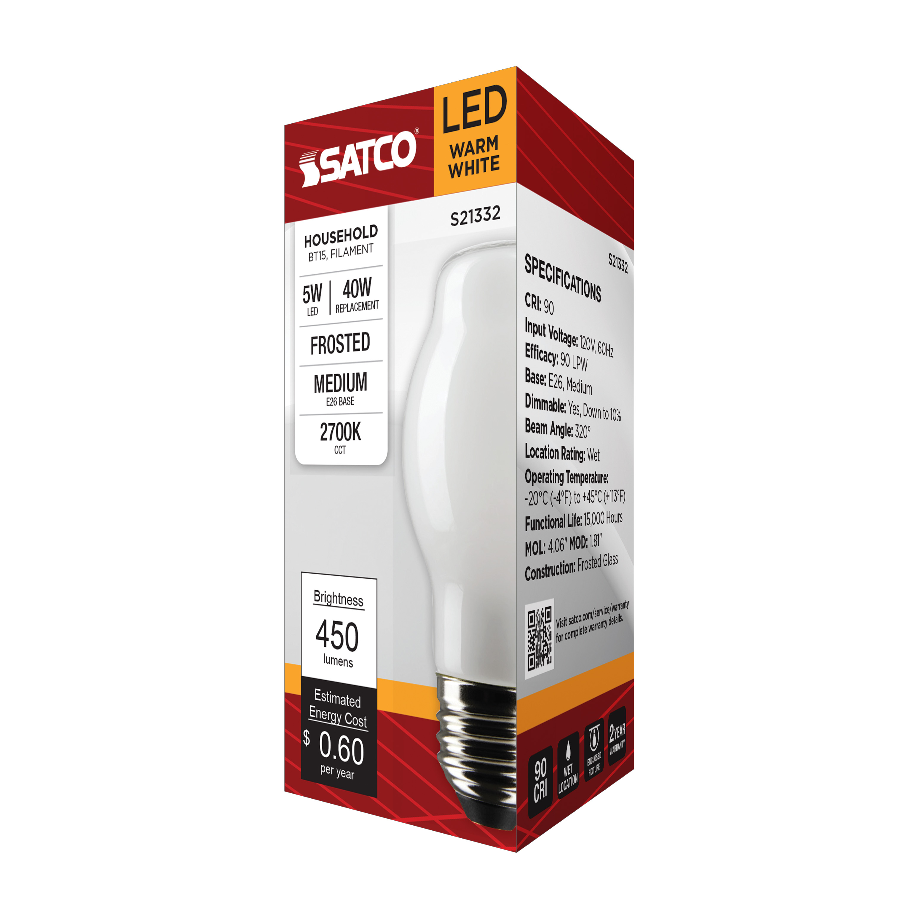 5BT15/WH/LED/927/120V - S21332