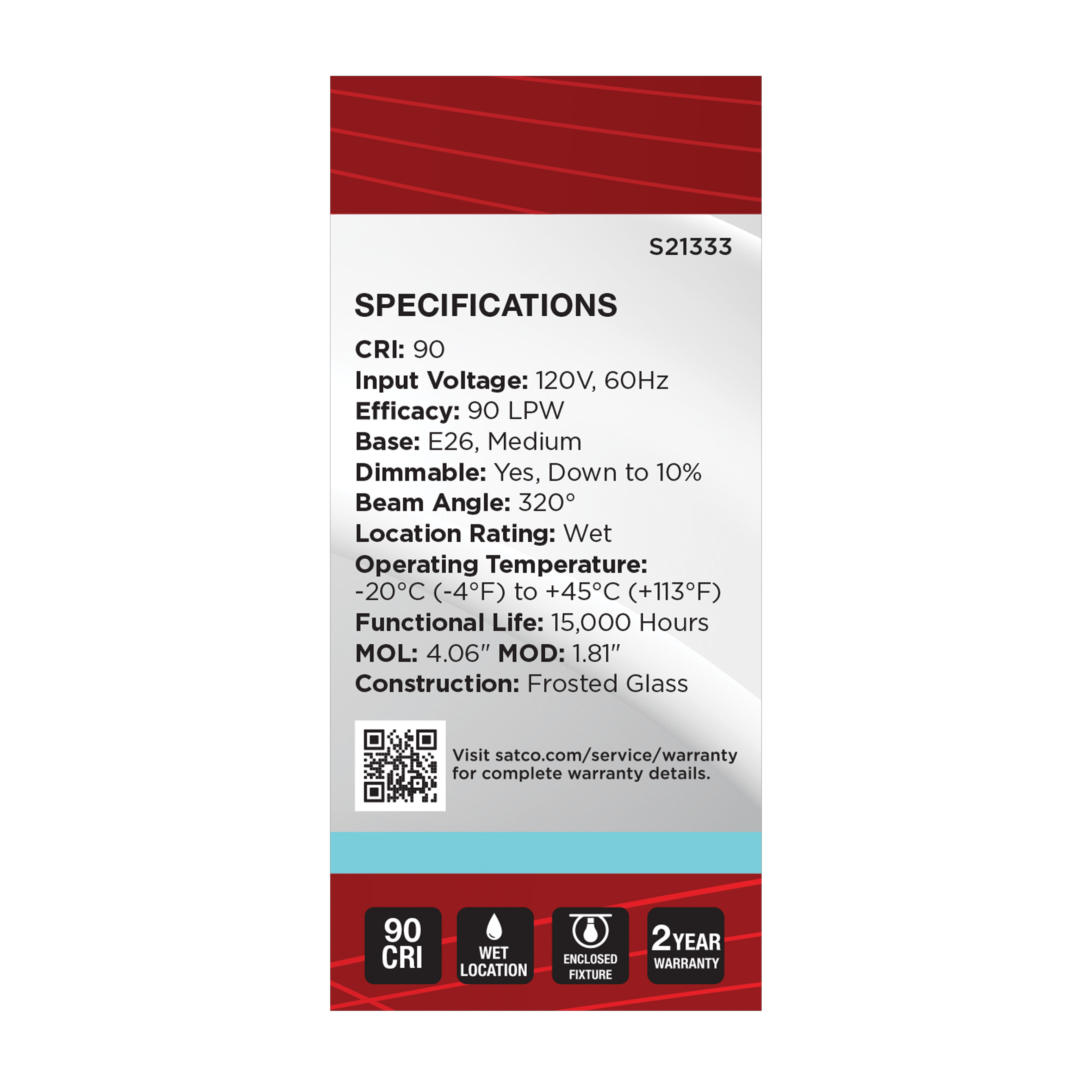 5BT15/WH/LED/940/120V - S21333