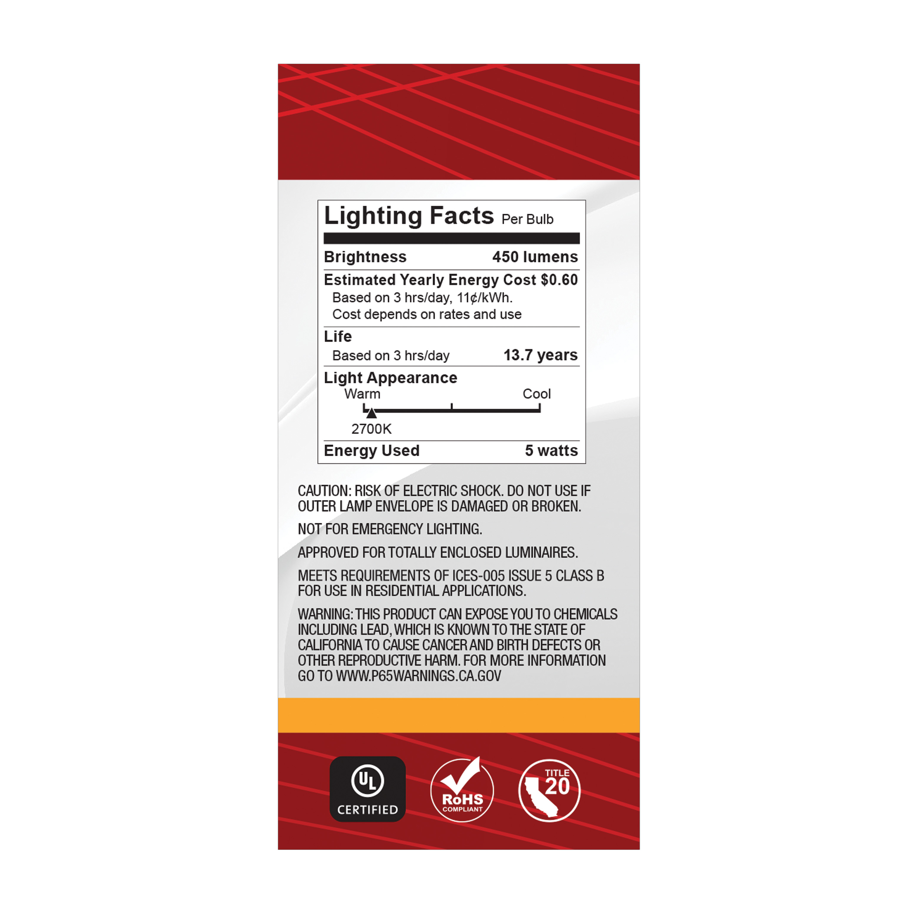 5BT15/WH/LED/940/120V - S21333