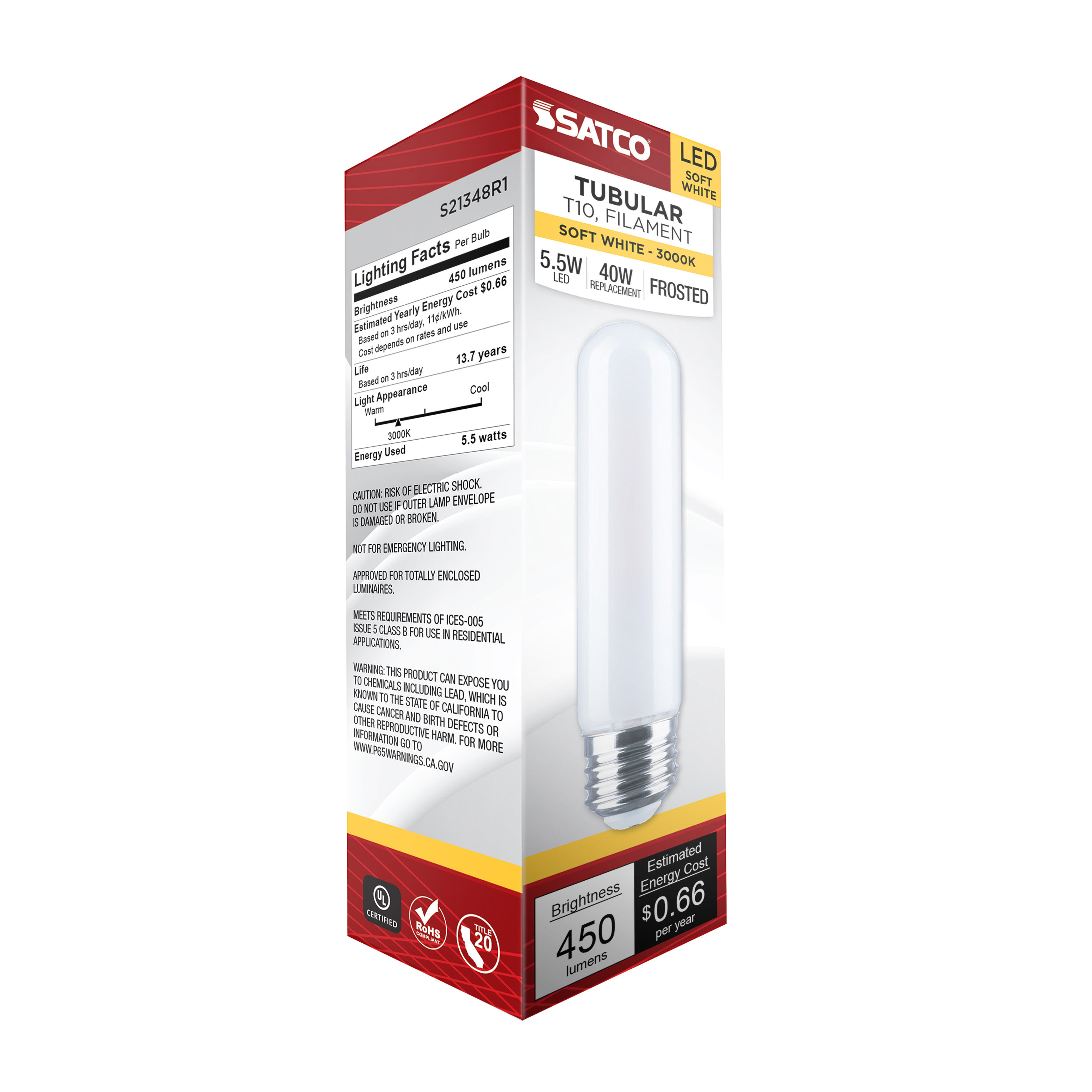 5.5T10/LED/SW/930/120V/E26 - S21348R1