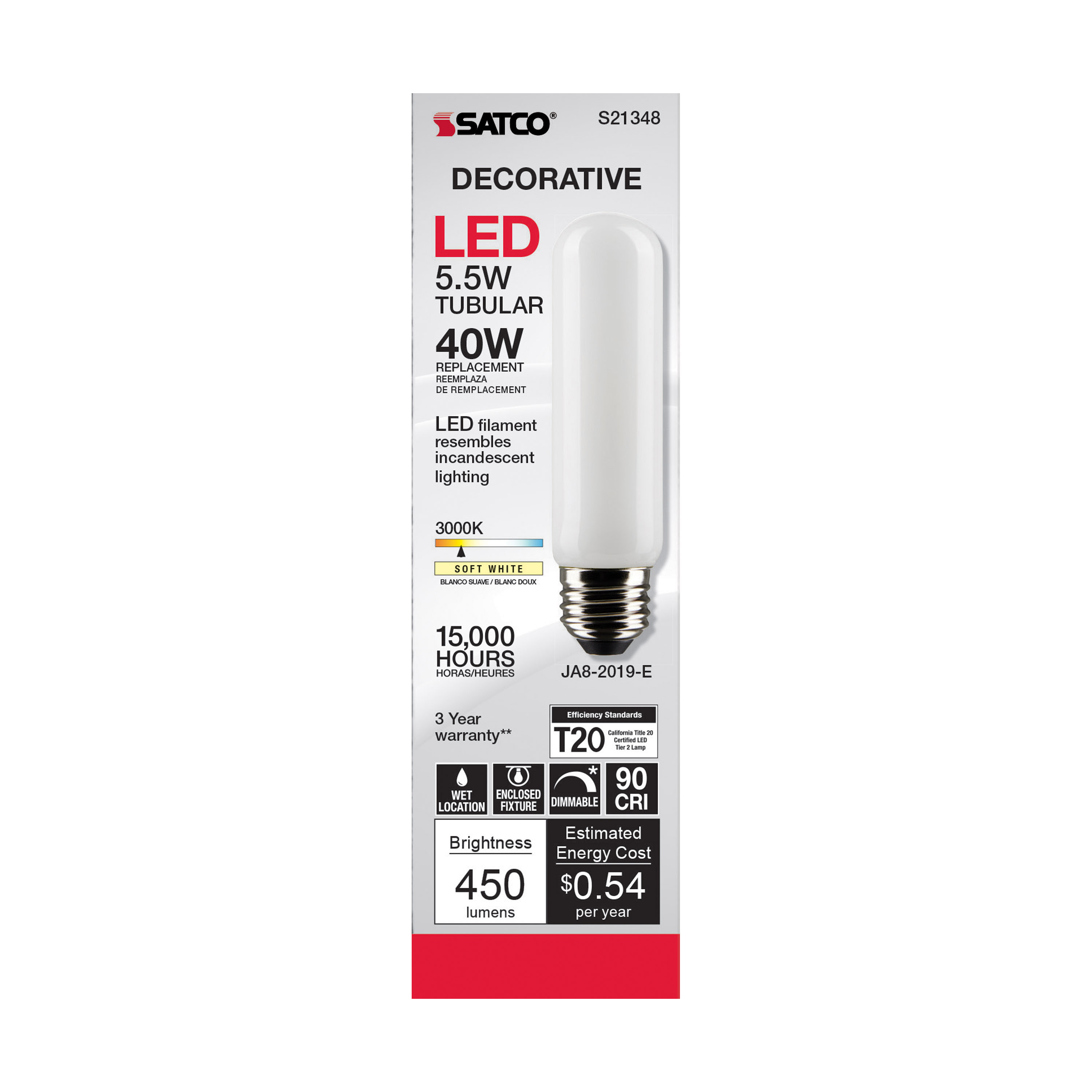 5.5T10/LED/FR/930/120V/E26 - S21348