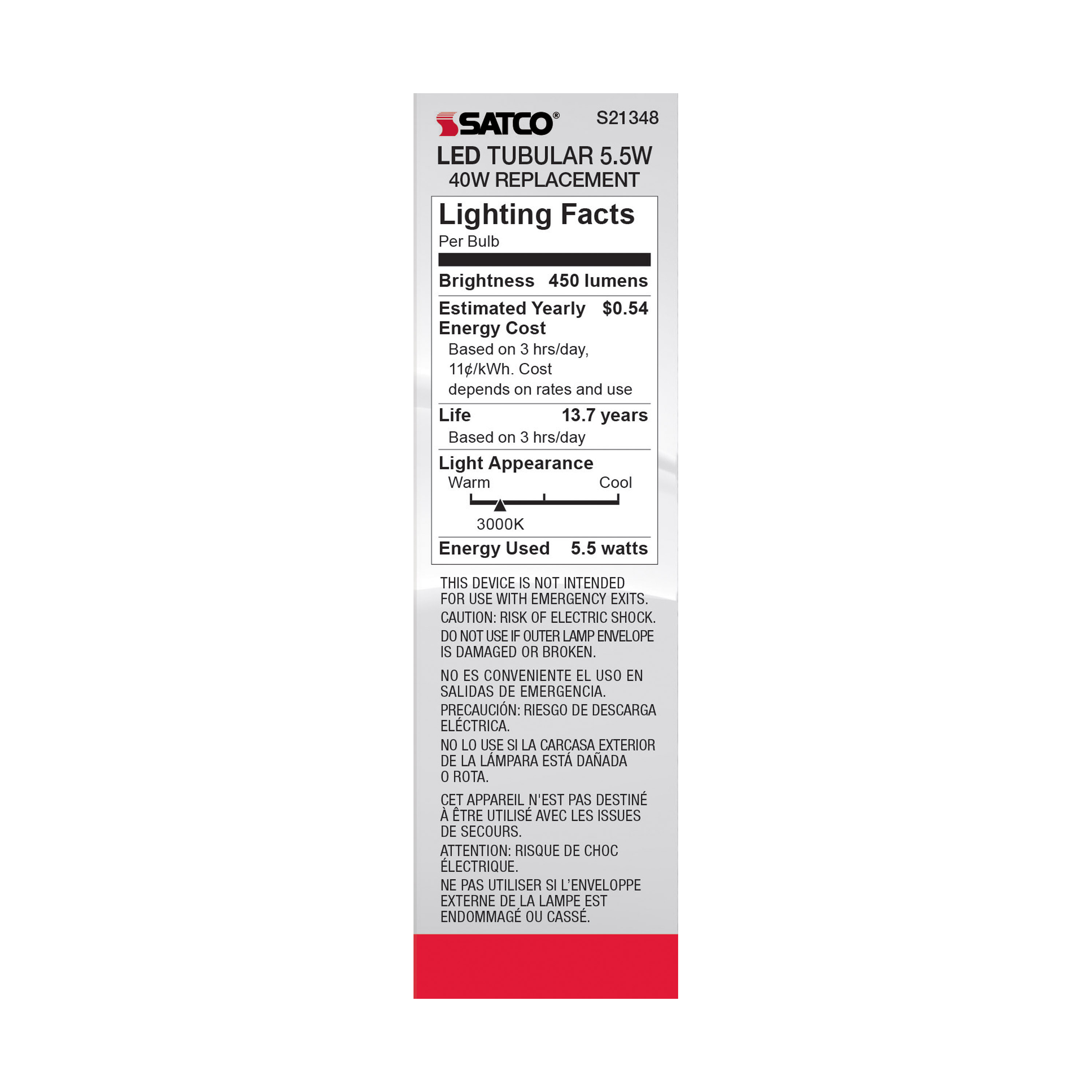 5.5T10/LED/FR/930/120V/E26 - S21348