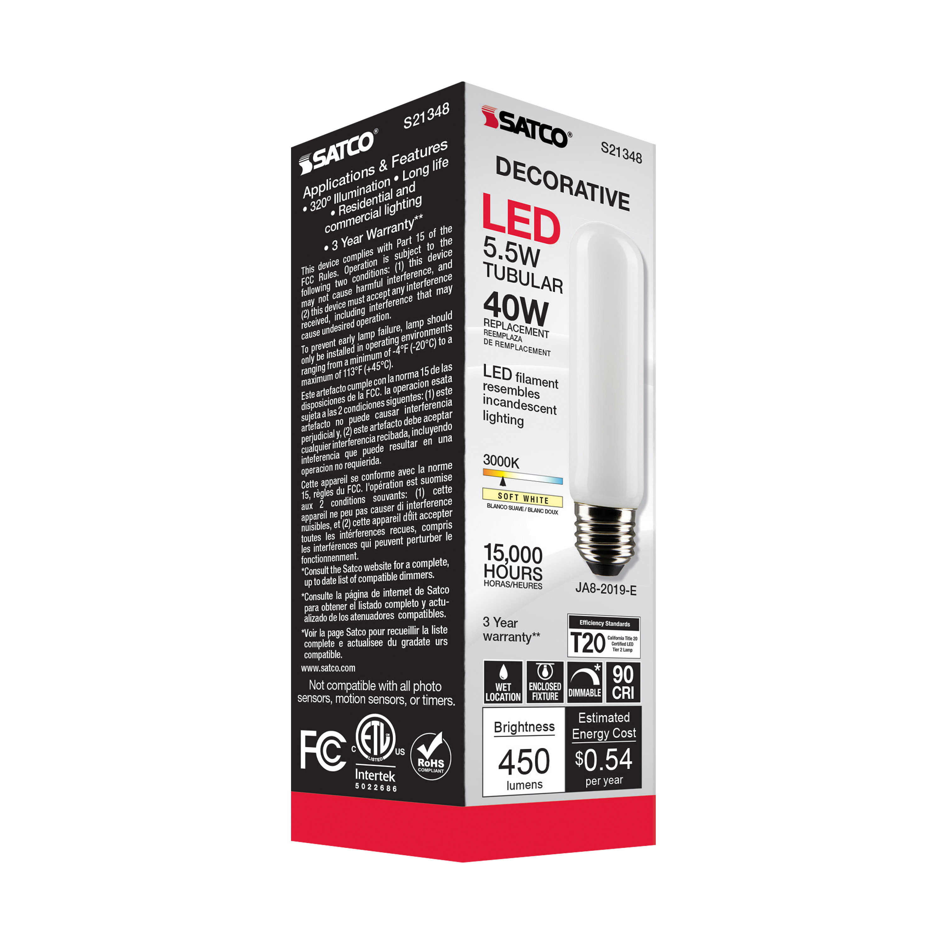 5.5T10/LED/FR/930/120V/E26 - S21348