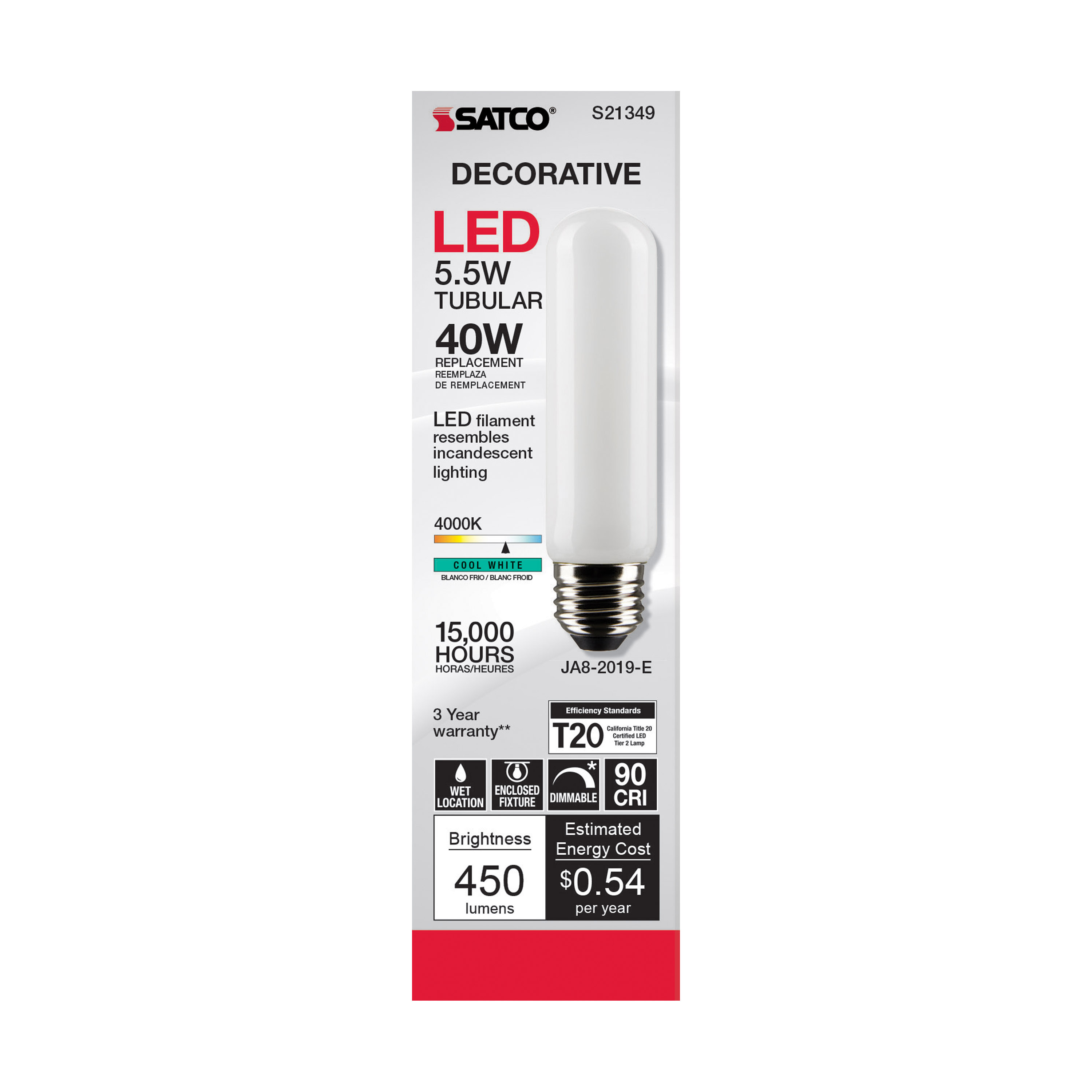 S21349 5.5T10/LED/FR/940/120V/E26