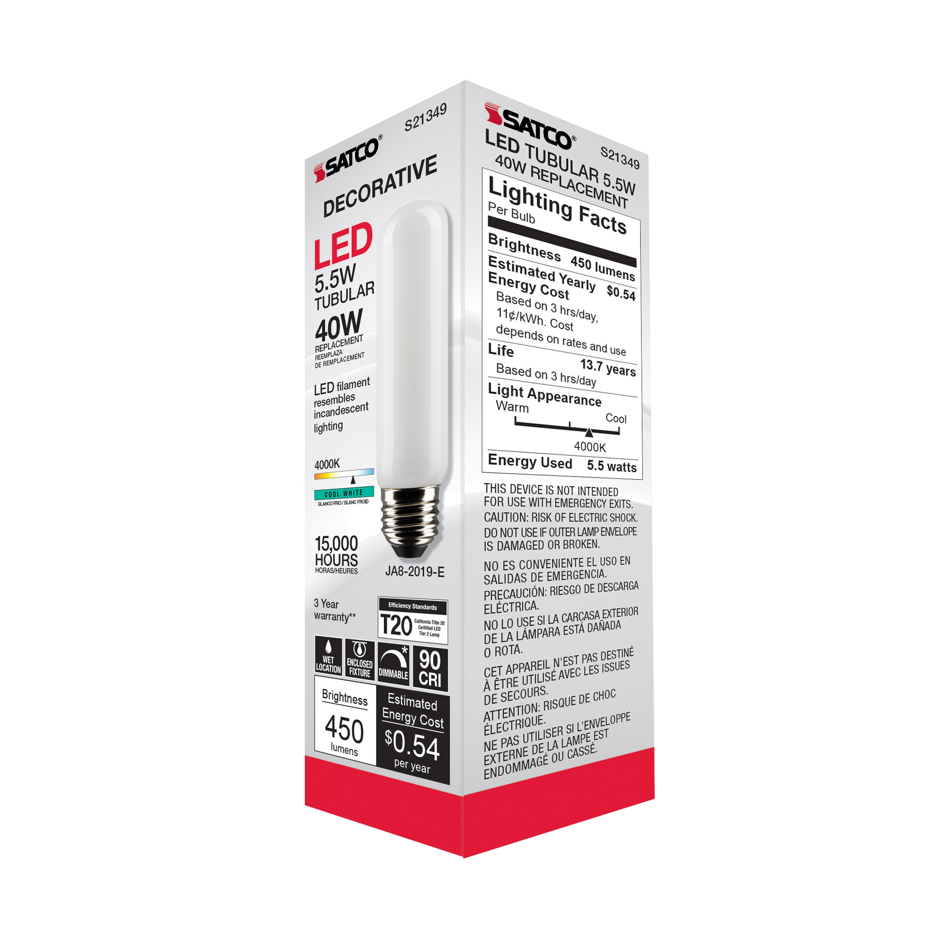S21349 5.5T10/LED/FR/940/120V/E26