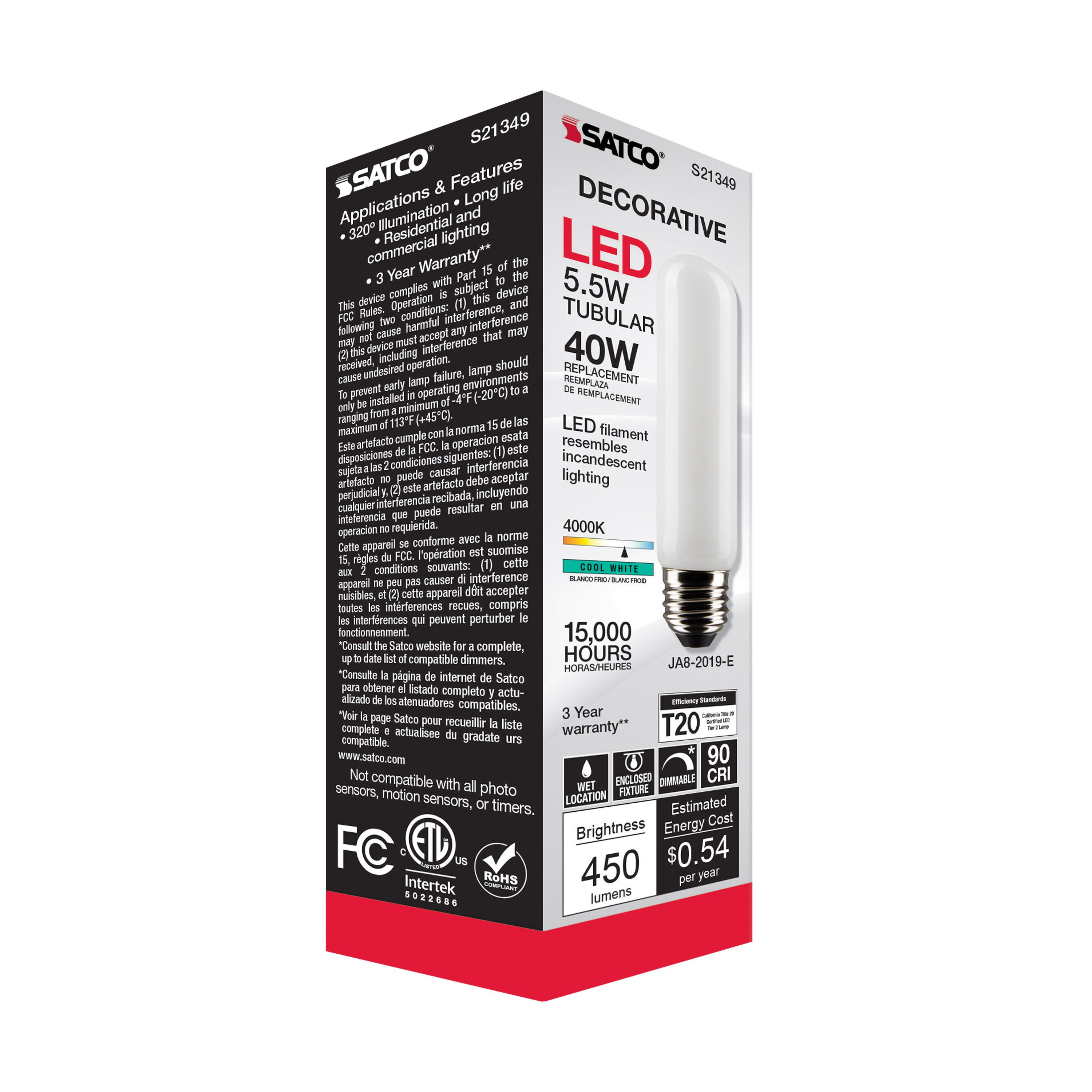 S21349 5.5T10/LED/FR/940/120V/E26