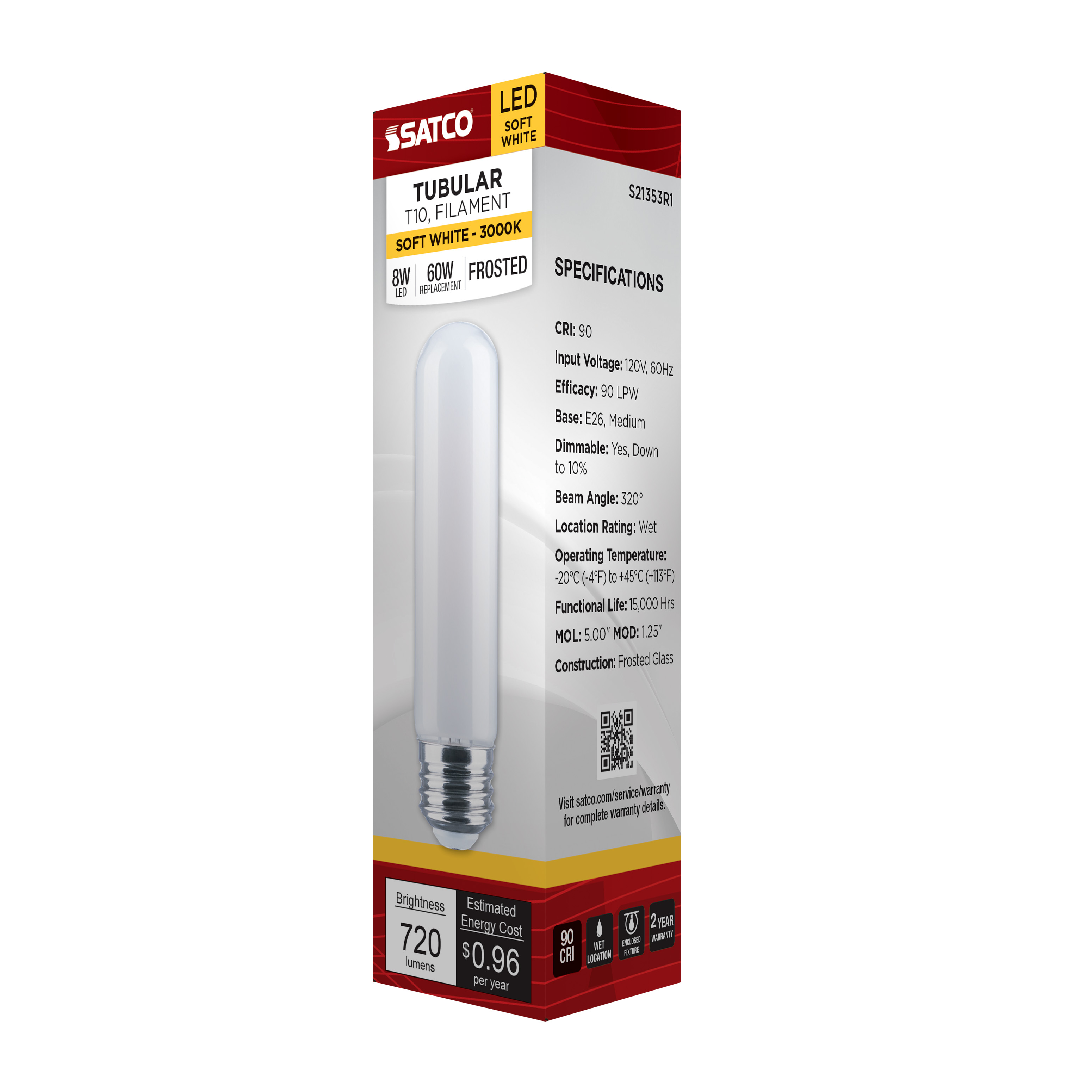 8T10/LED/SW/930/120V/E26 - S21353R1
