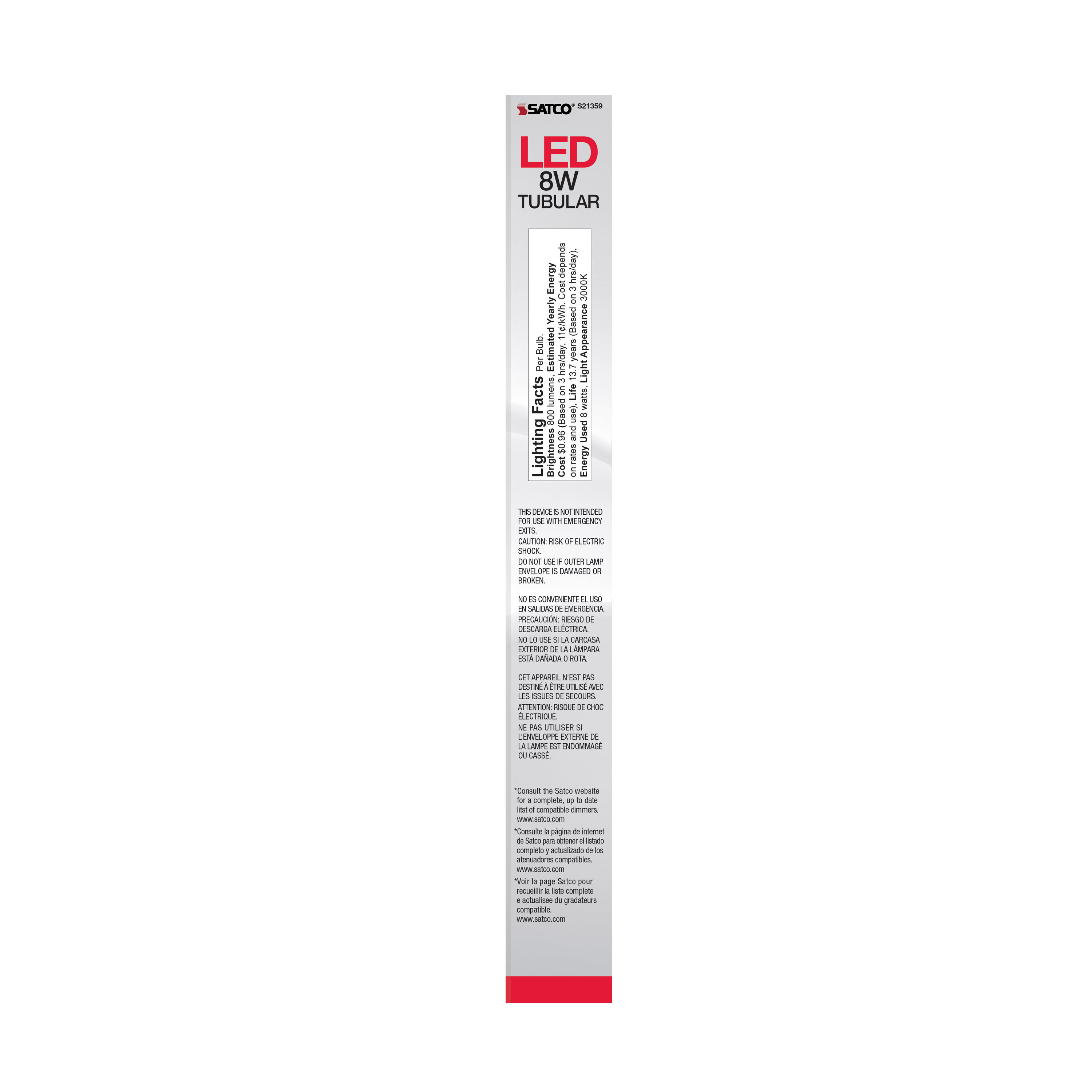 8T9/LED/CL930/120V/E26 - S21359