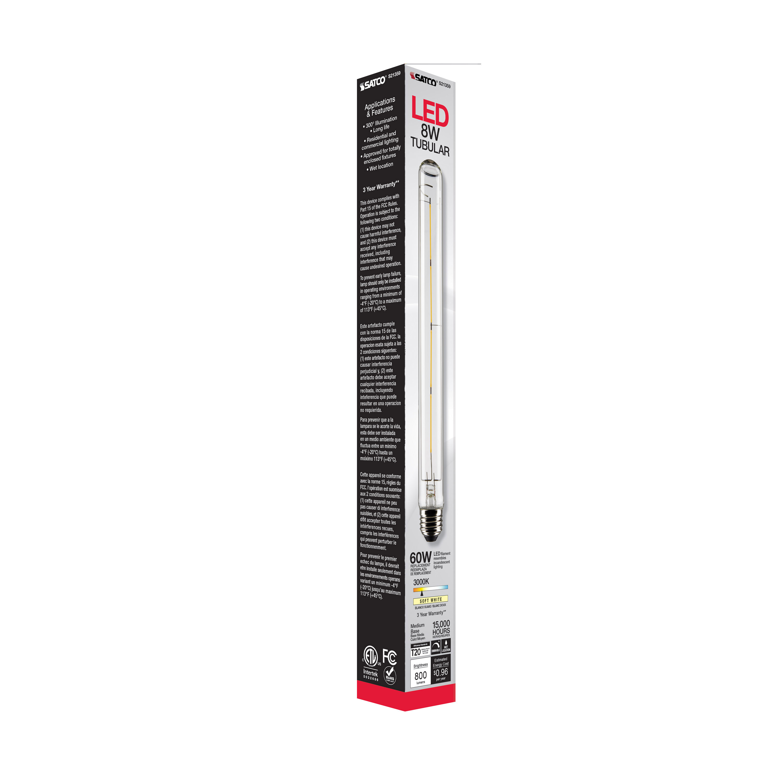 8T9/LED/CL930/120V/E26 - S21359