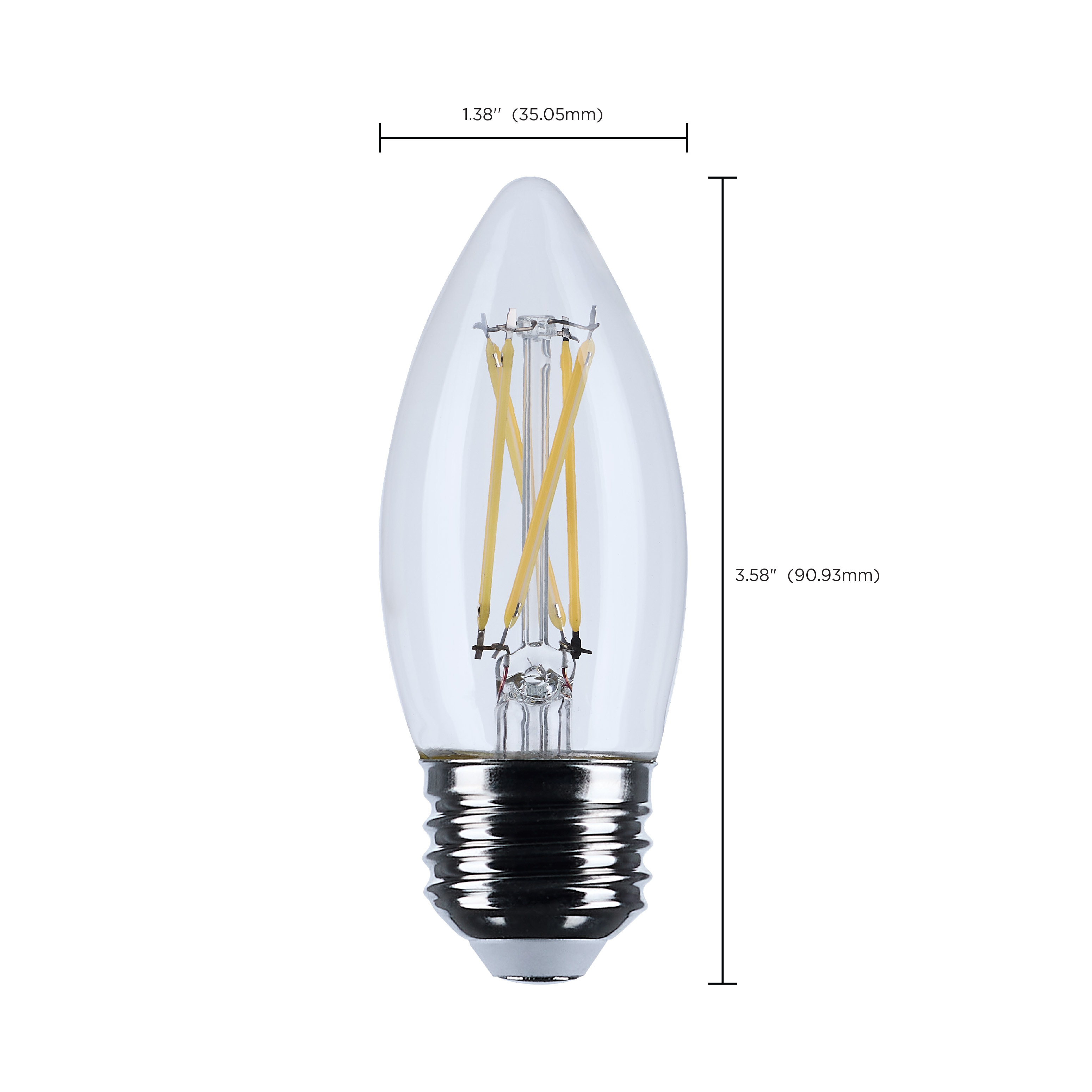 4B11/LED/927/CL/120V/E26/3PK - S21368