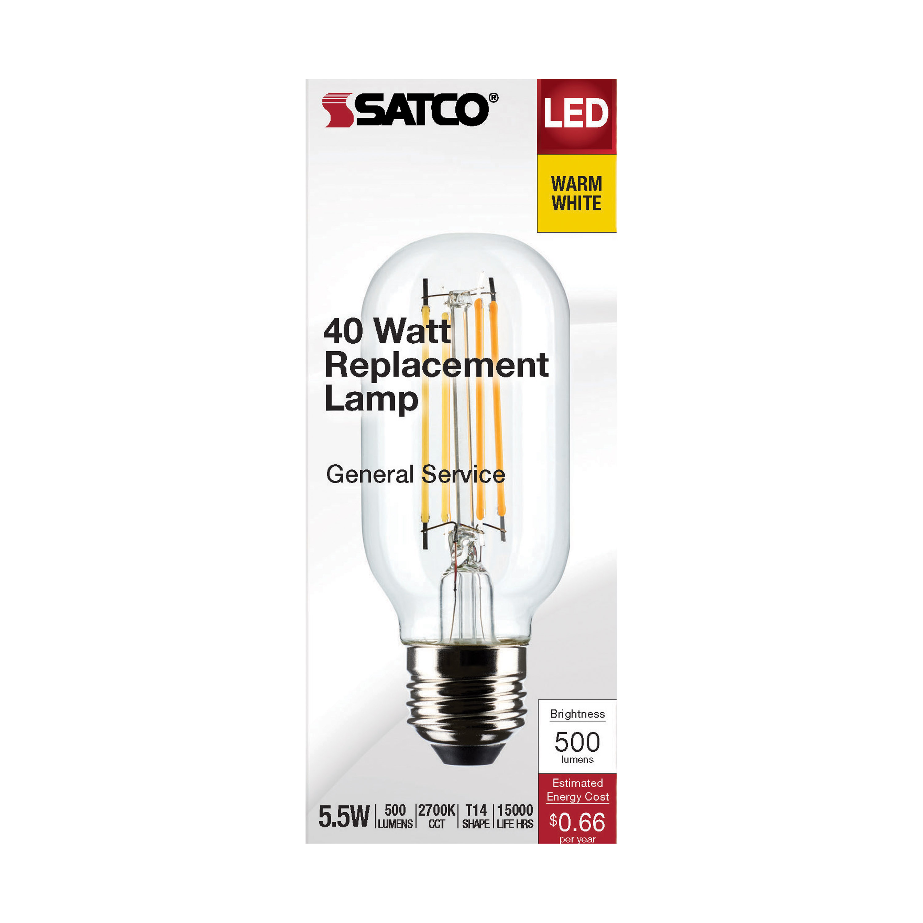 5.5T14/LED/CL/927/120V/E26 - S21379