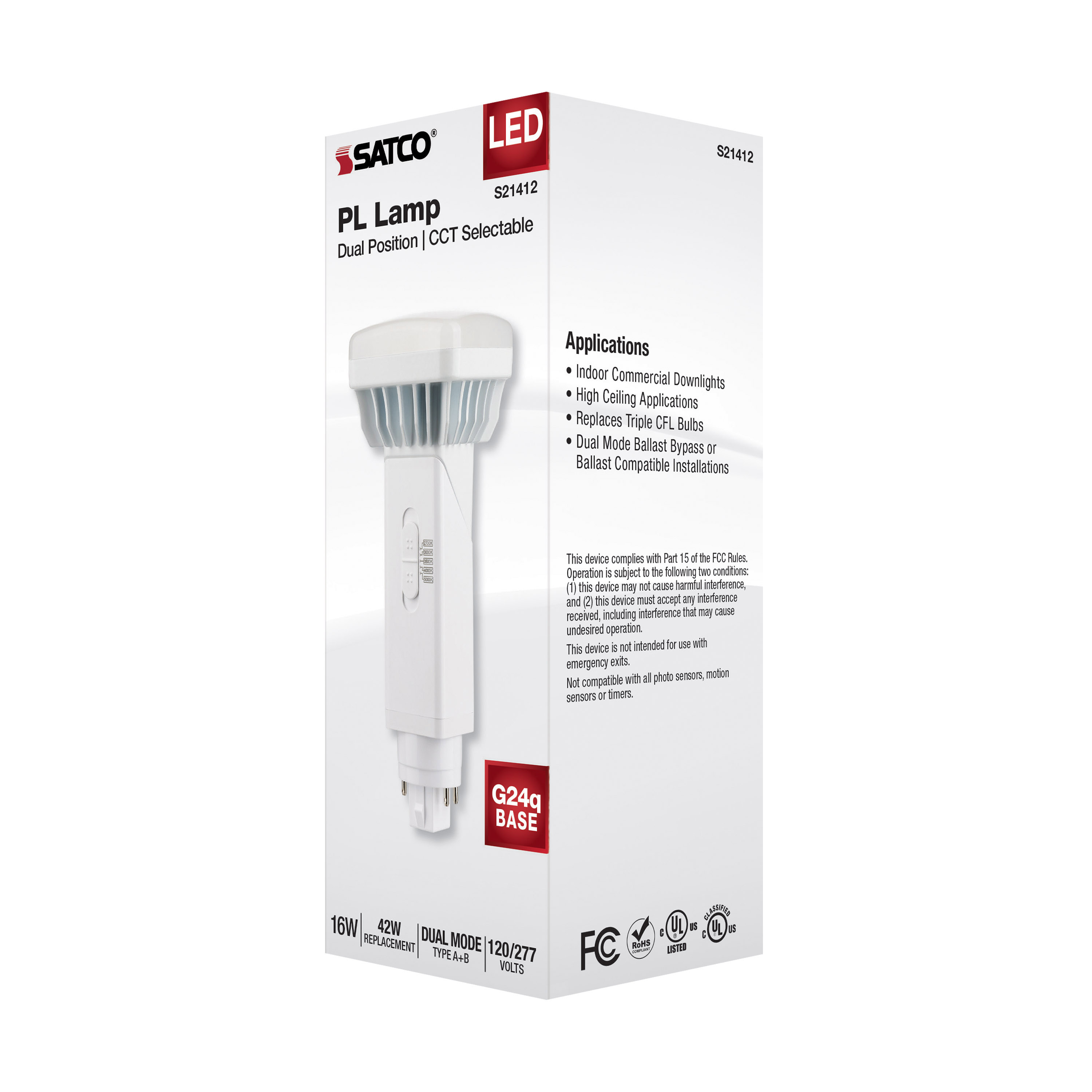 16PL/LED/HV/5CCT/A+B/G24Q - S21412