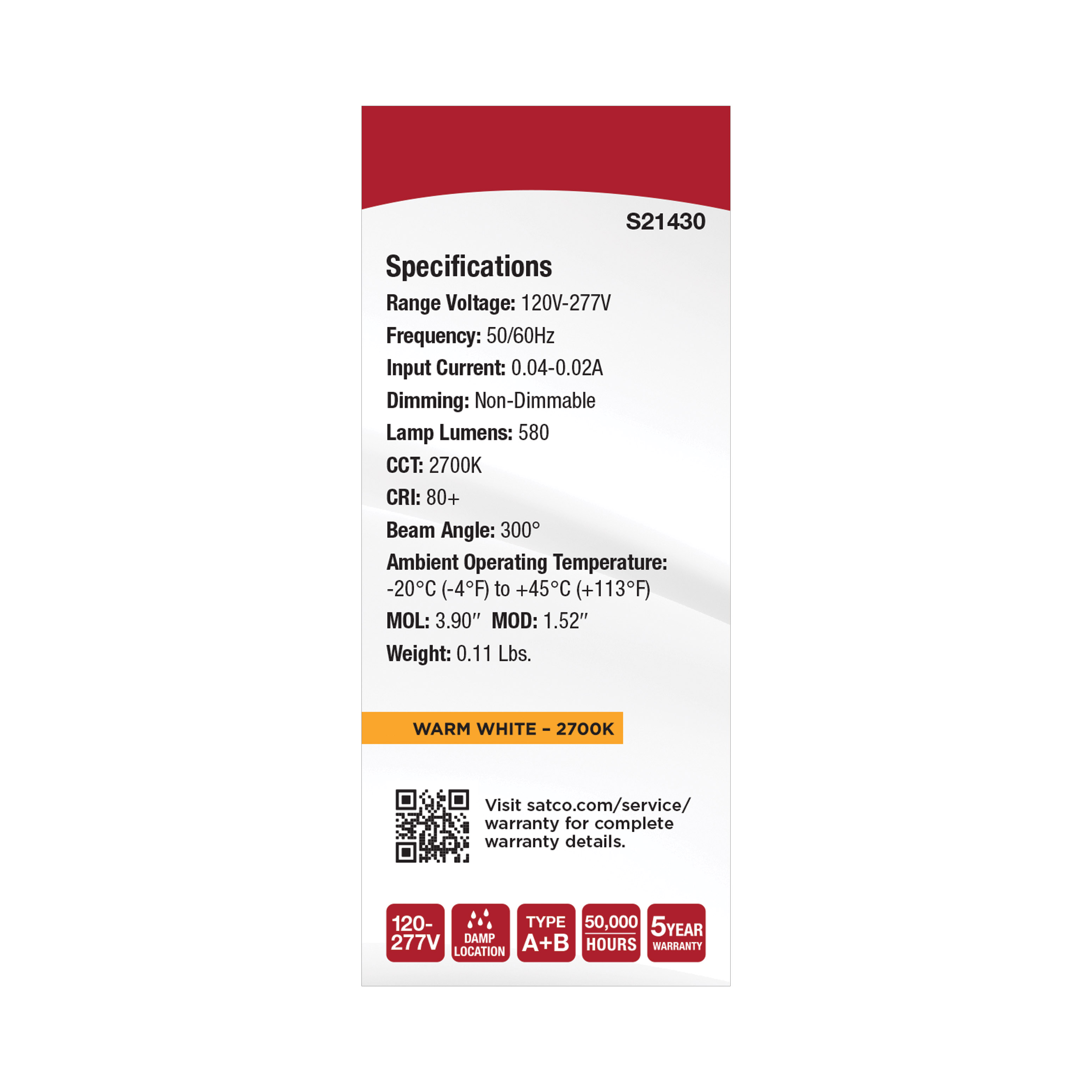 5CFL/L/827/G24D/AB/FR/U - S21430