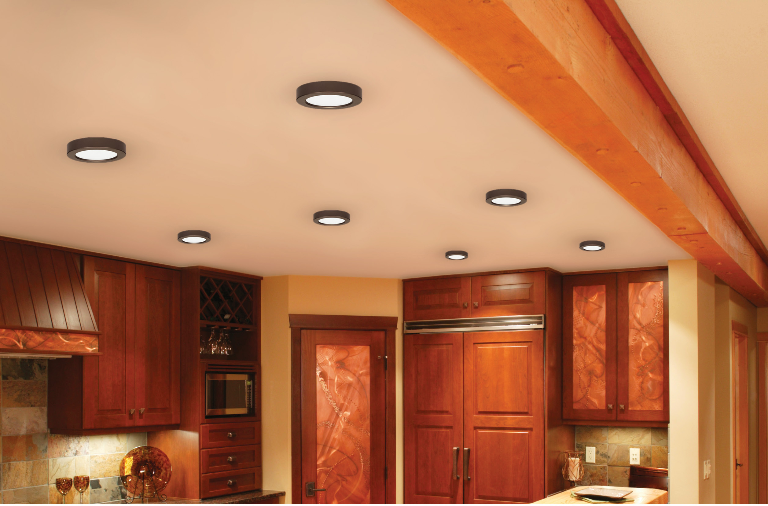 10.5W/LED/5.5"FLUSH/30K/RD/BRZ - S21500