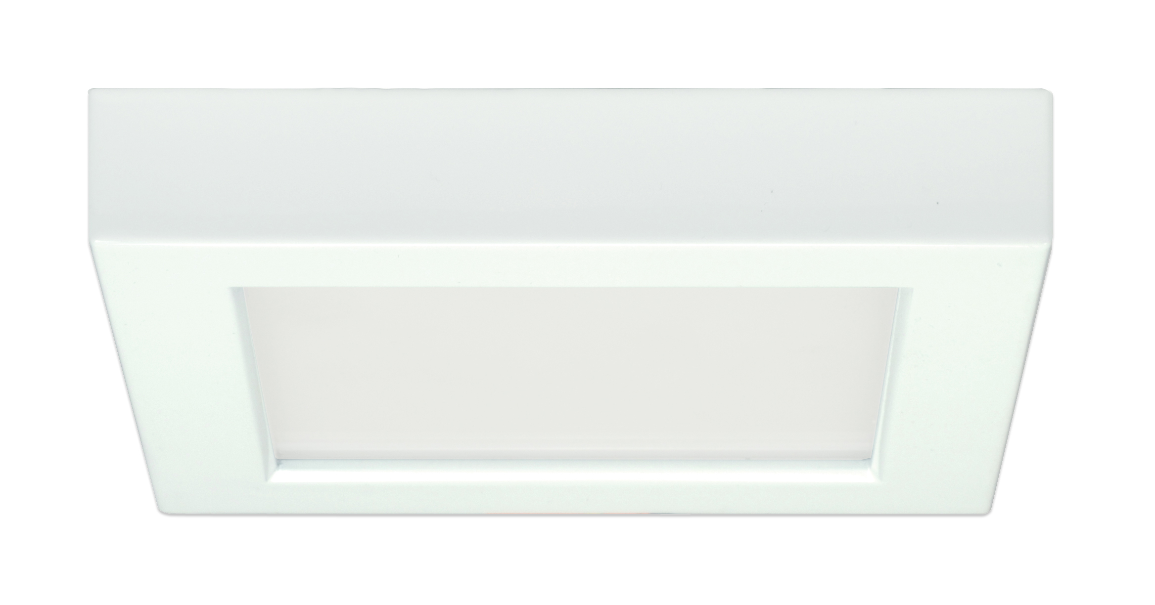 10.5W/LED/5.5"FLUSH/40K/SQ/WH - S21505