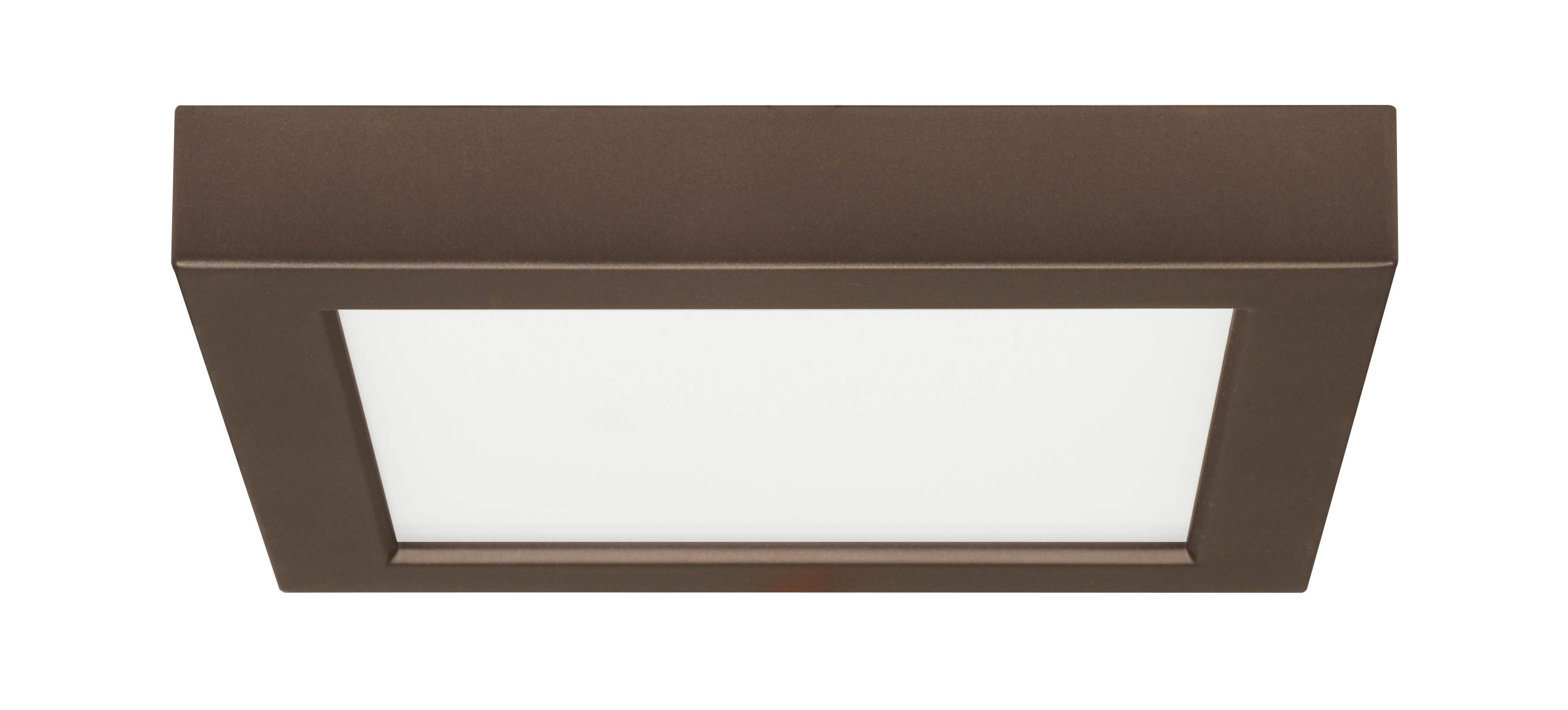 13.5W/LED/7"FLUSH/30K/SQ/BRZ - S21510