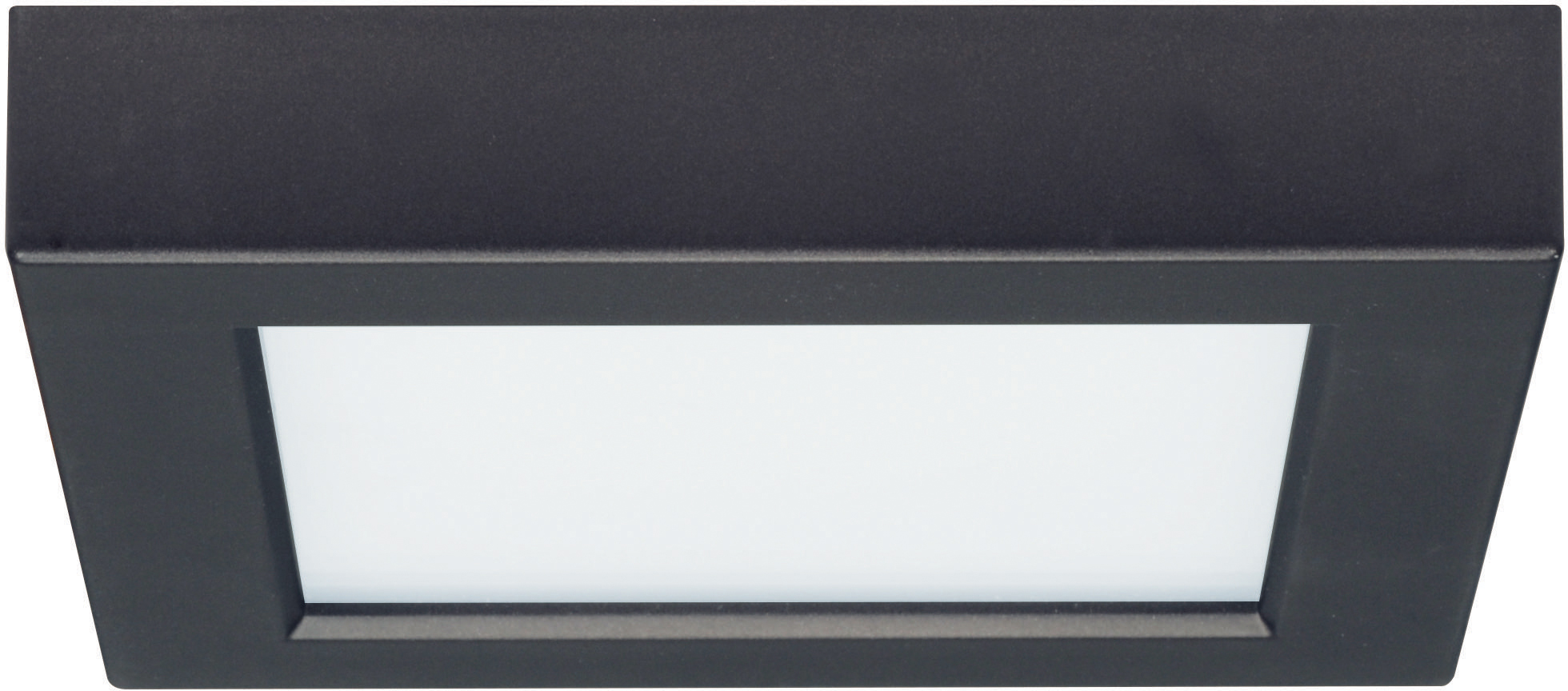 10.5W/LED/5.5"FLUSH/30K/SQ/BLK - S21537
