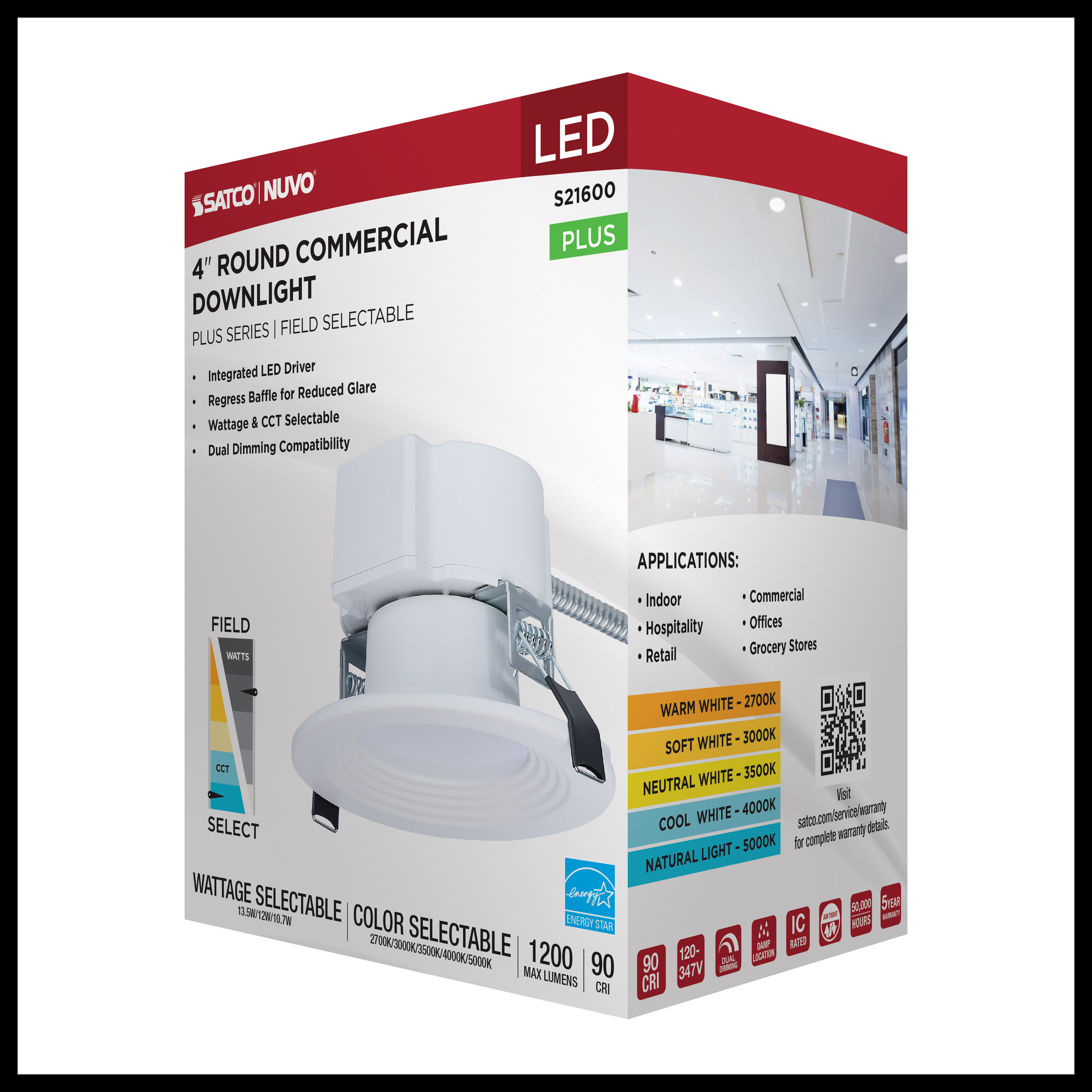 13.5W/CDL/4/120-347/FS/RND/DD - S21600