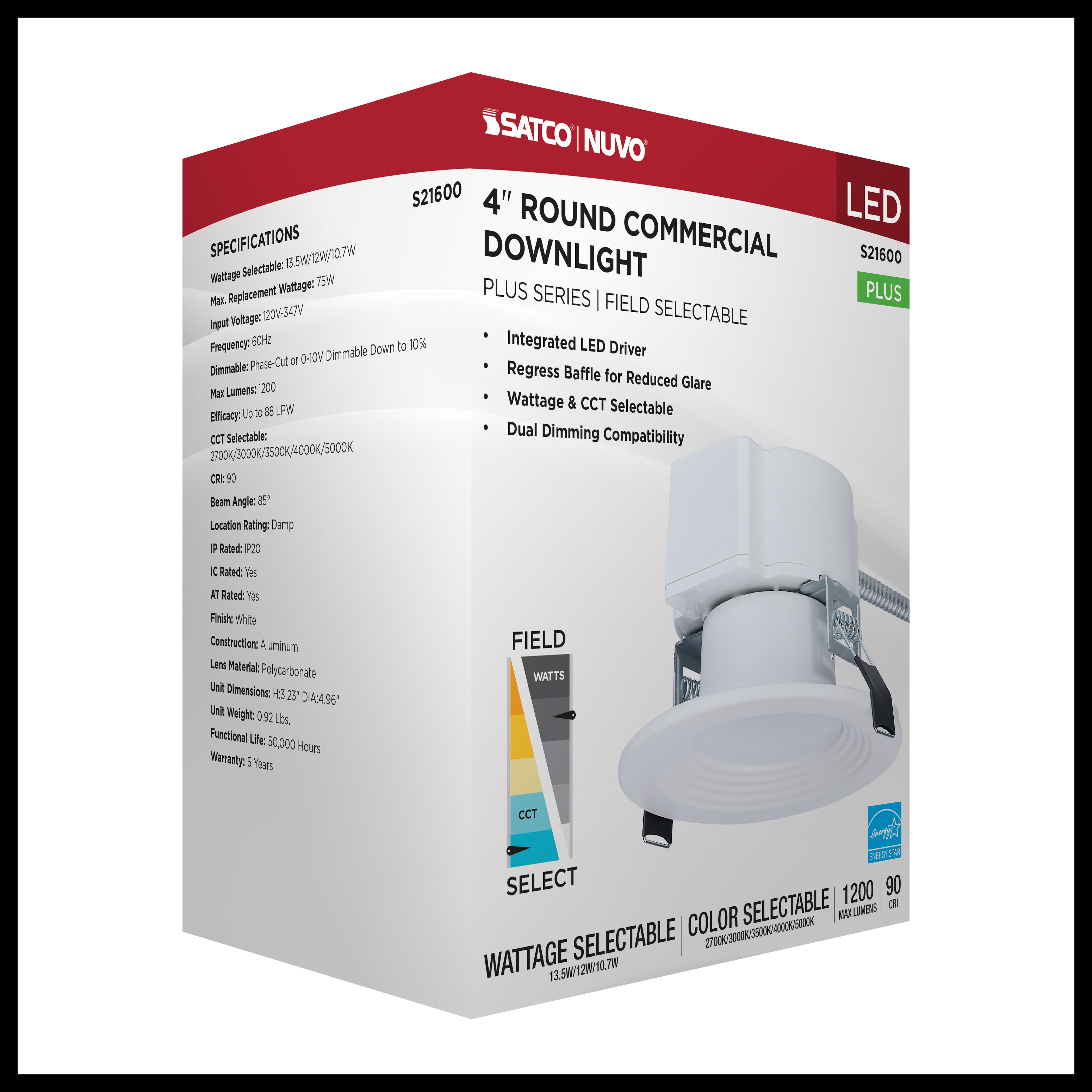 13.5W/CDL/4/120-347/FS/RND/DD - S21600