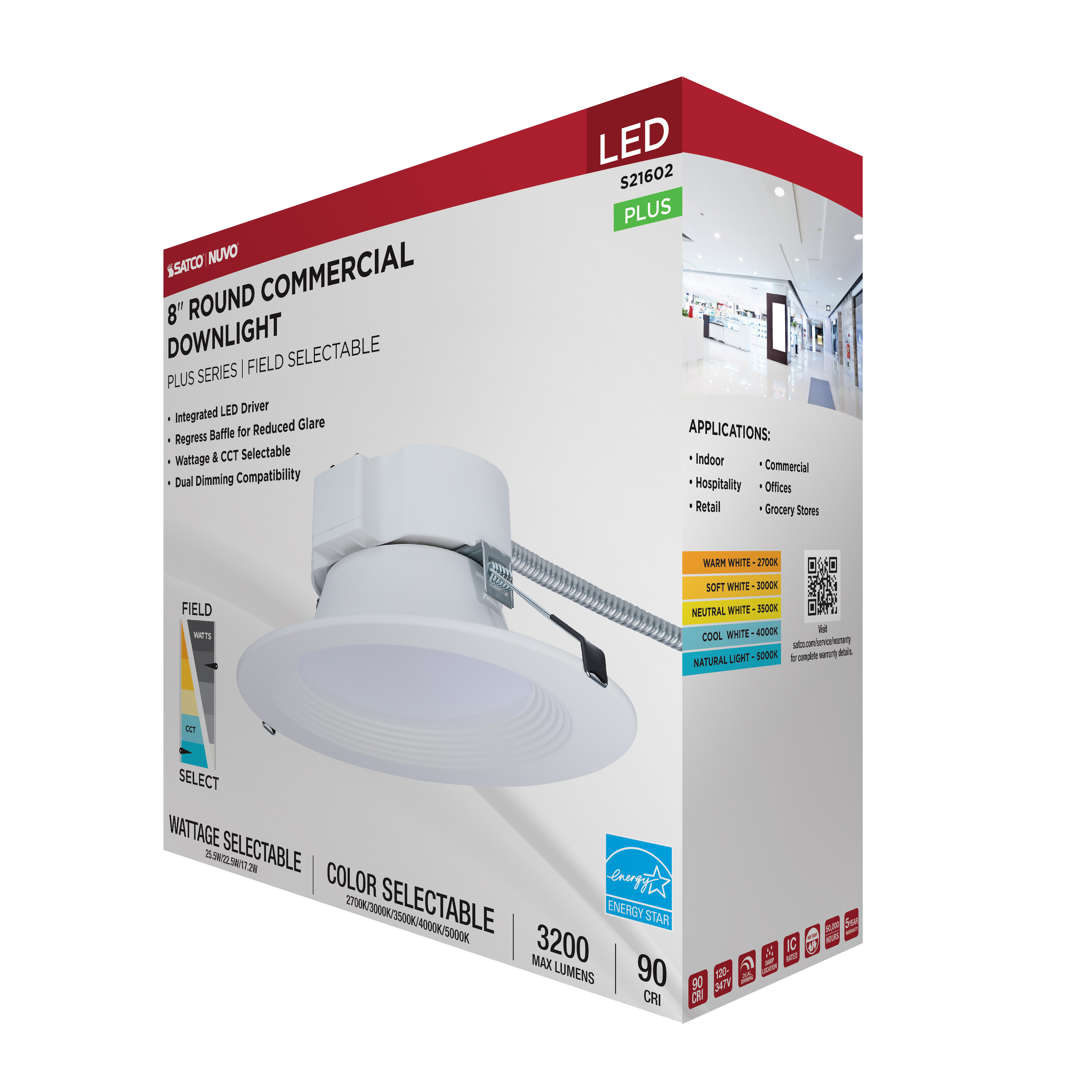 25.5W/CDL/8/120-347/FS/RND/DD - S21602