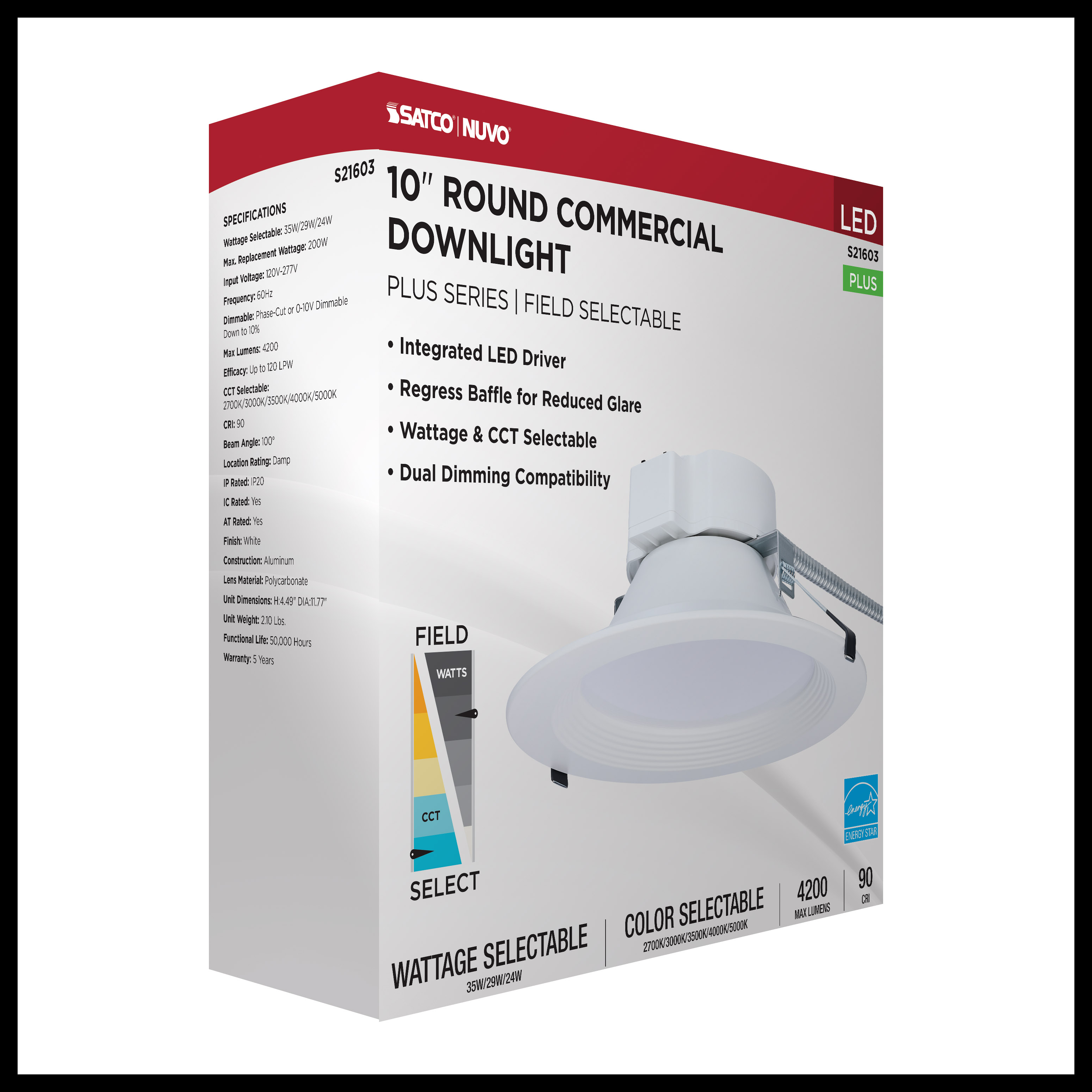 35W/CDL/10/120-277/FS/RND/DD - S21603