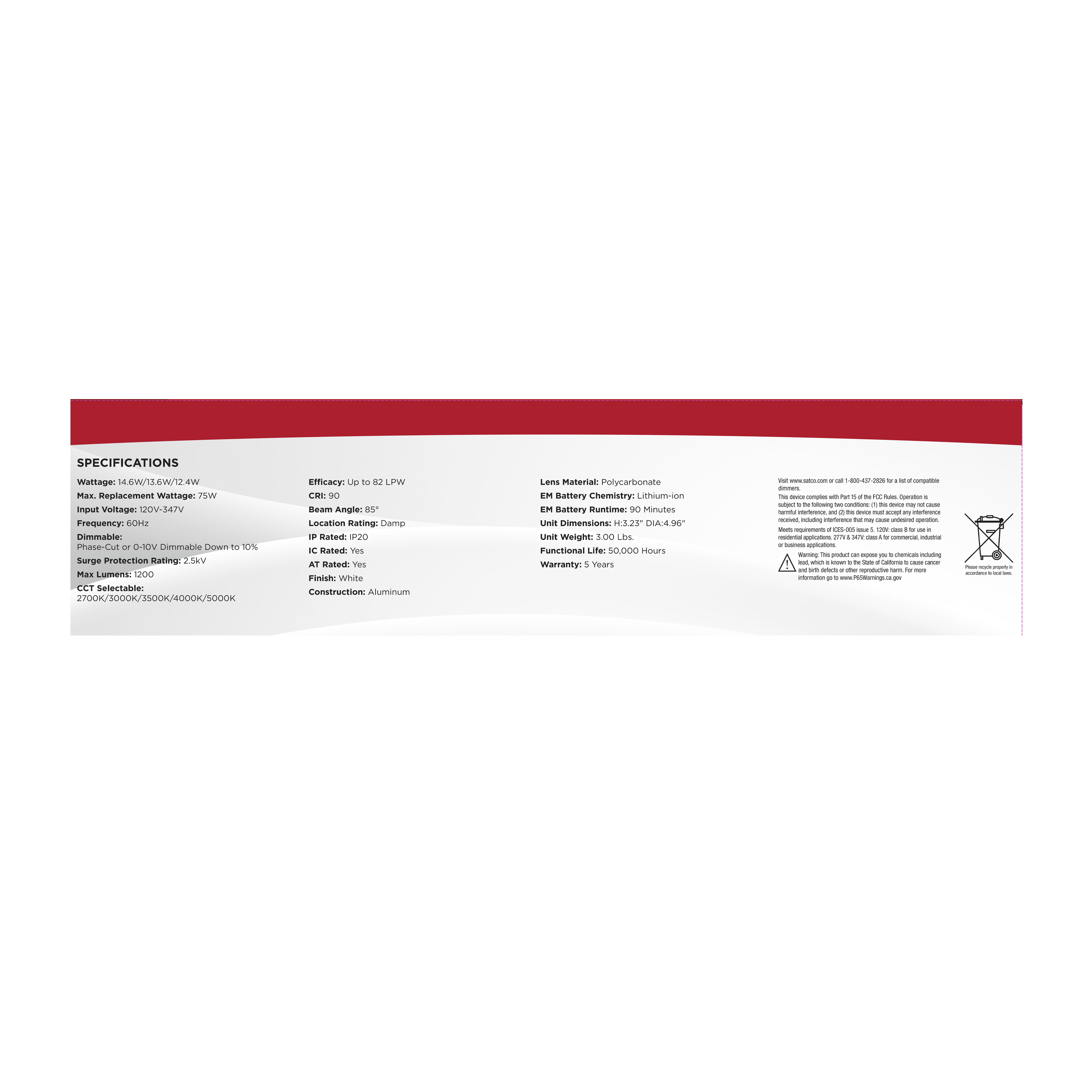 14.6W/CDL/4/120-347/FS/RD/DD/E - S21604