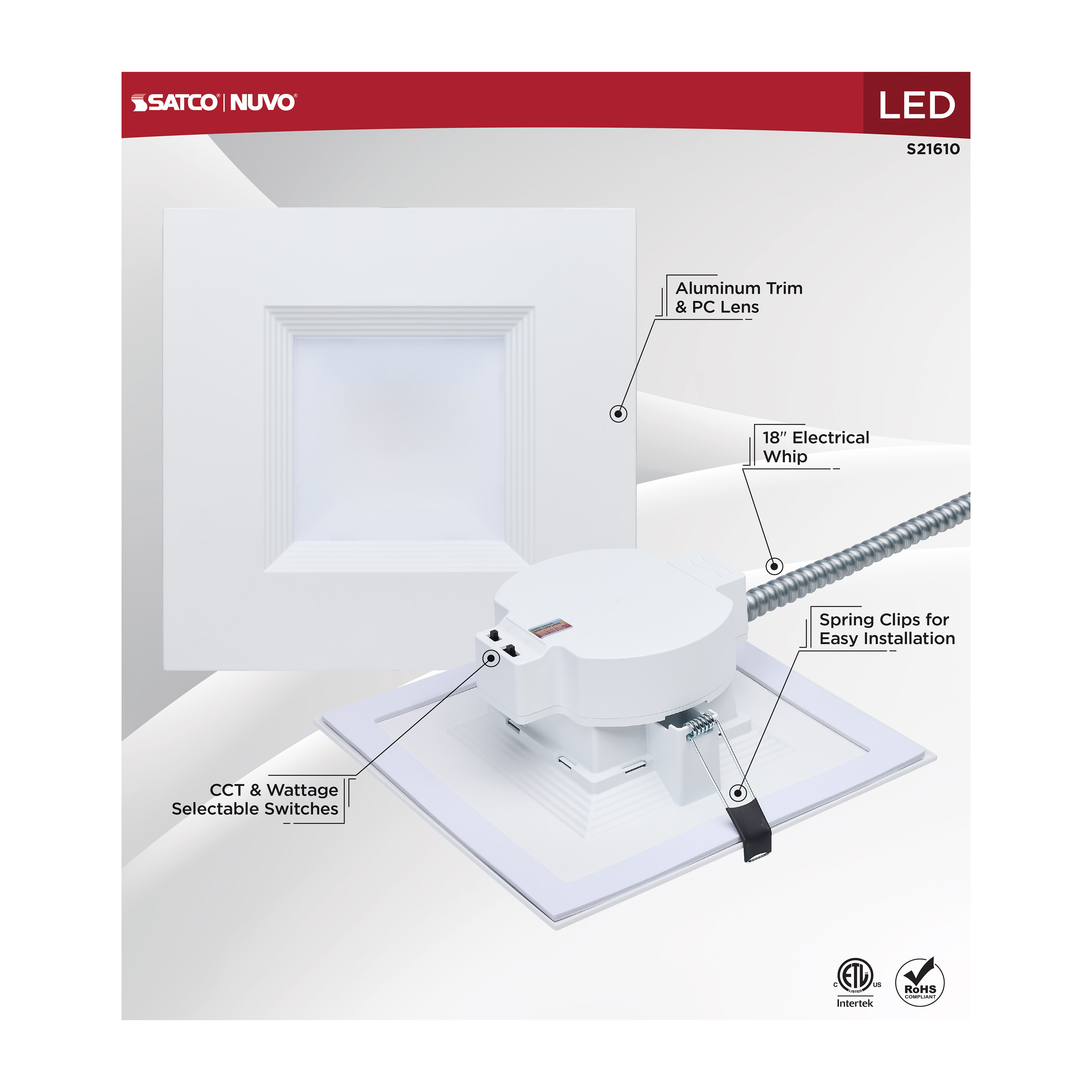 25.5W/CDL/8/120-347/FS/SQ/DD - S21610