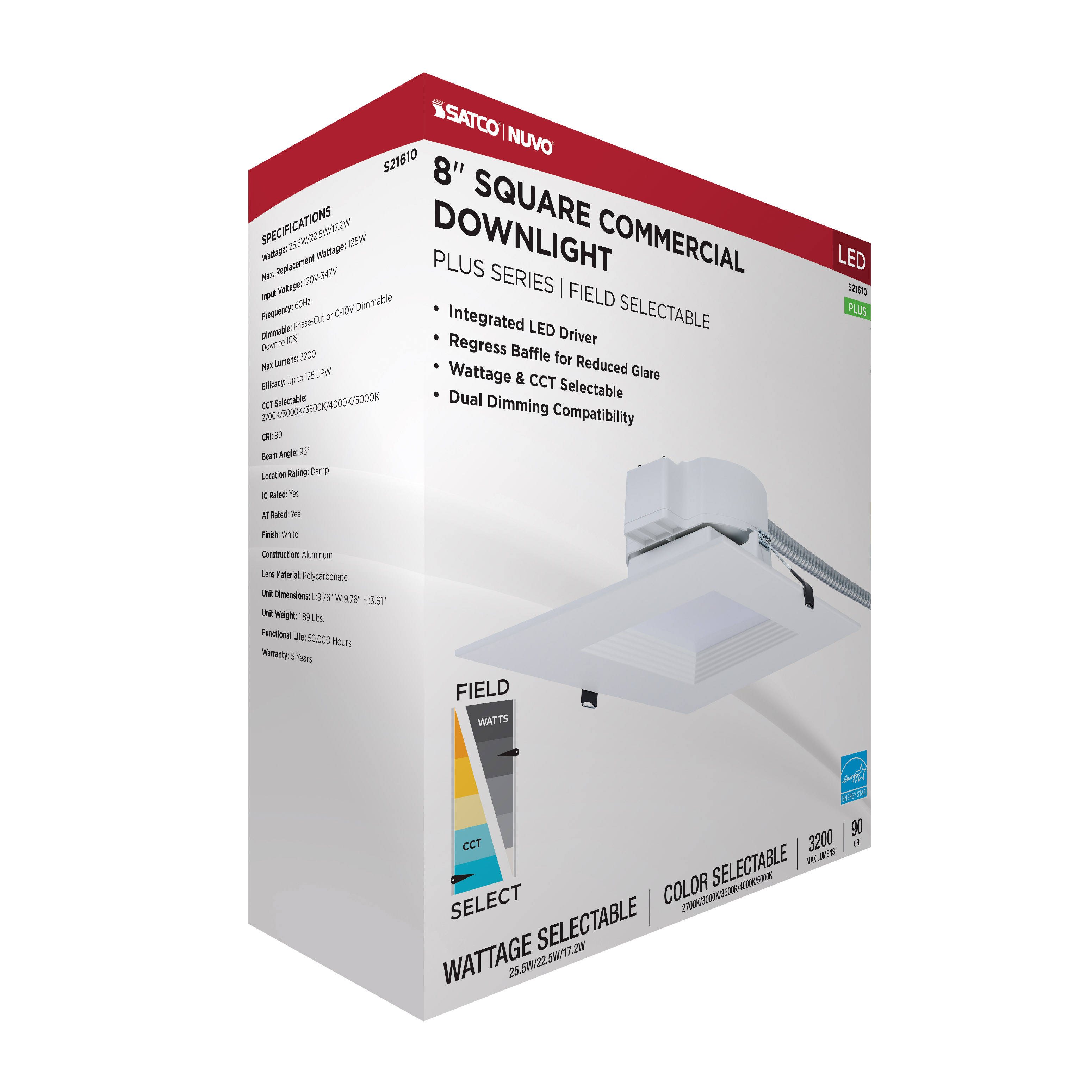 25.5W/CDL/8/120-347/FS/SQ/DD - S21610