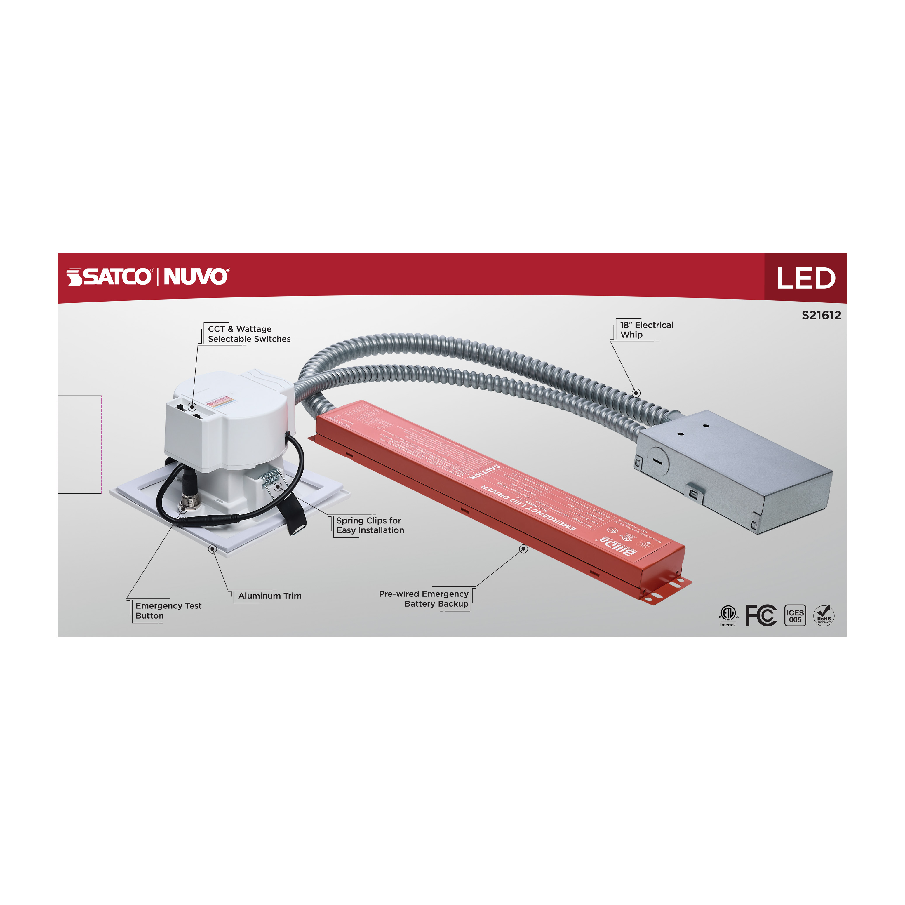 14.6W/CDL/4/120-347/FS/SQ/DD/E - S21612