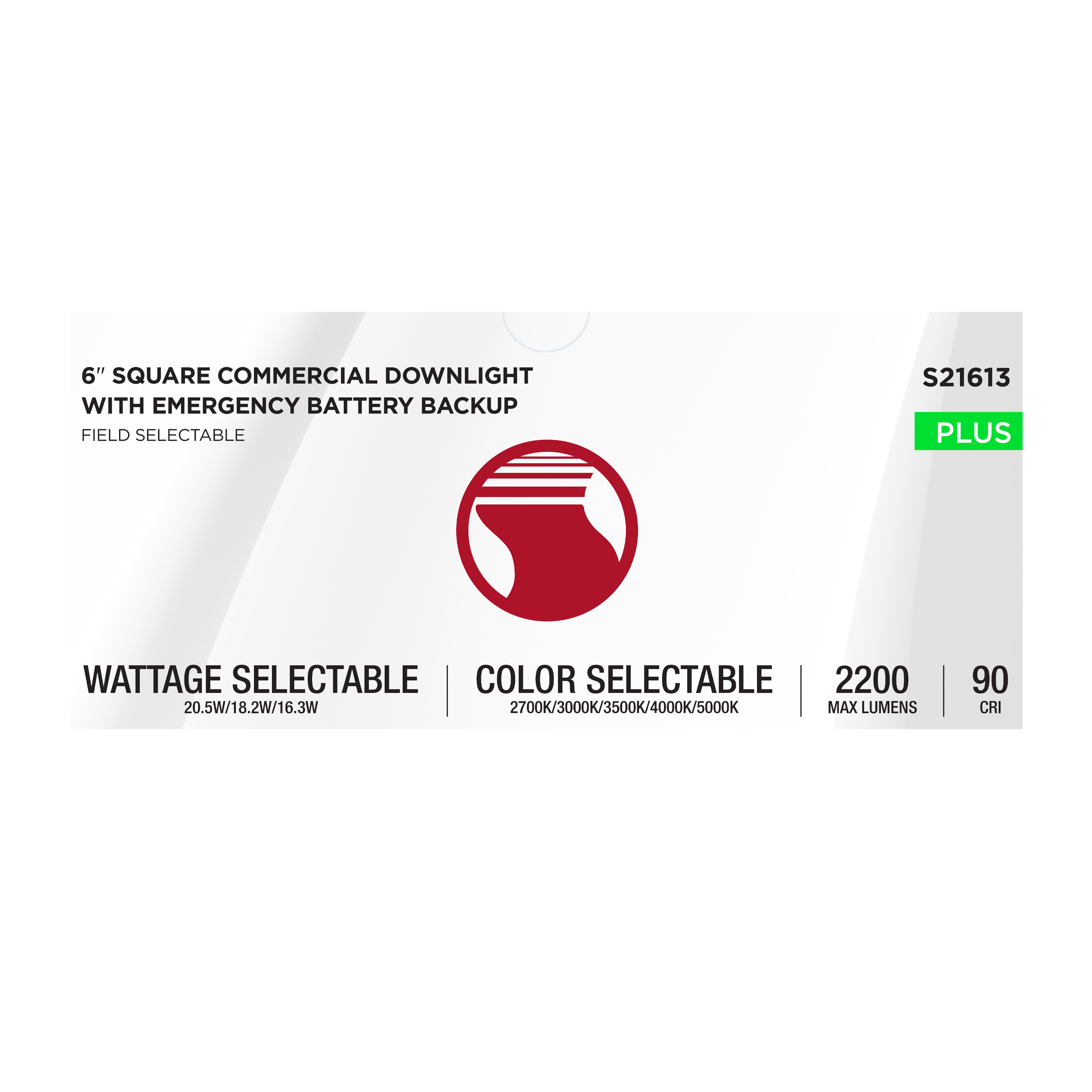 20.5W/CDL/6/120-347/FS/SQ/DD/E - S21613