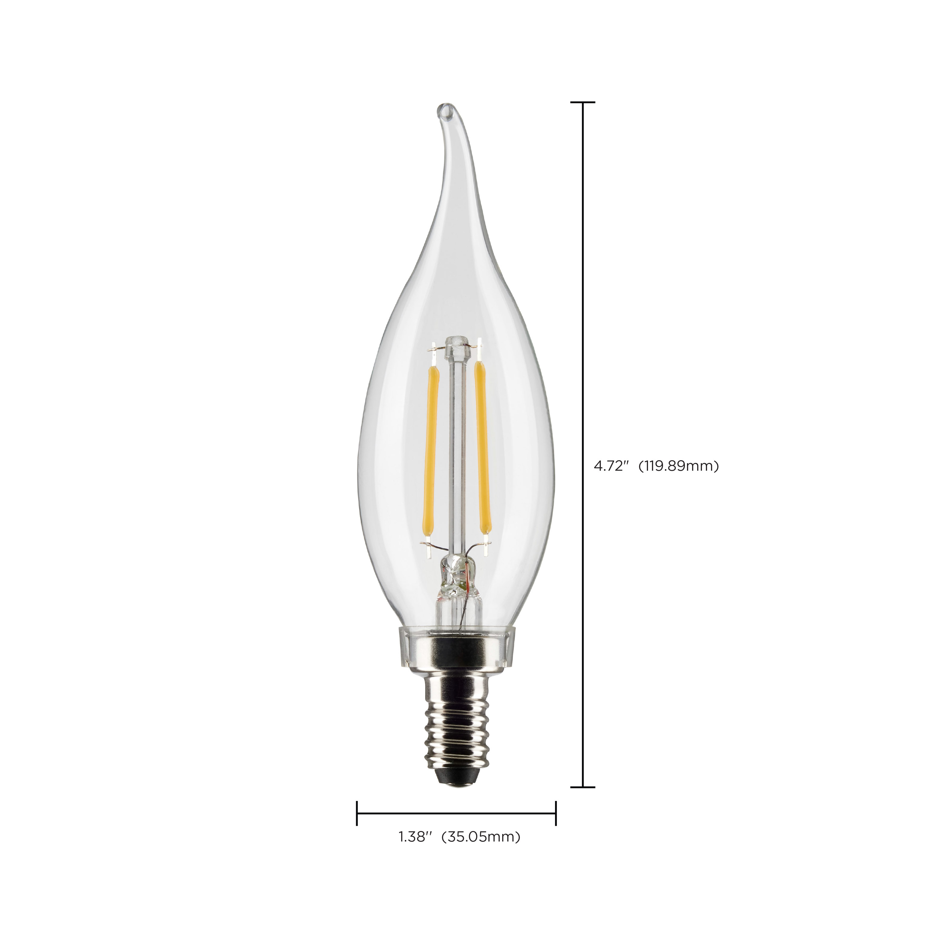 3CA10/LED/927/CL/120V/E12/2CD - S21839