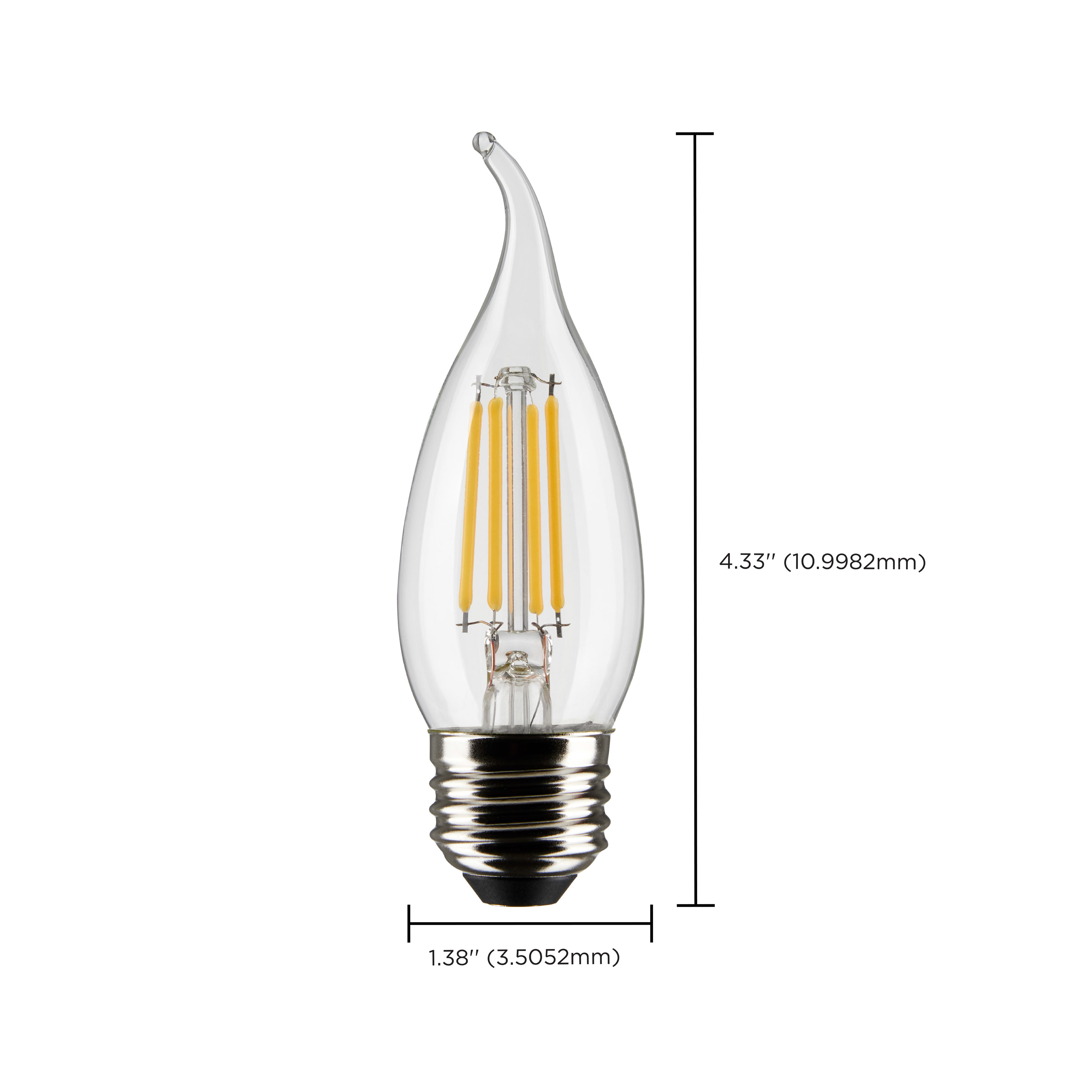 5.5CA10/LED/927/CL/120V/E26/2C - S21852