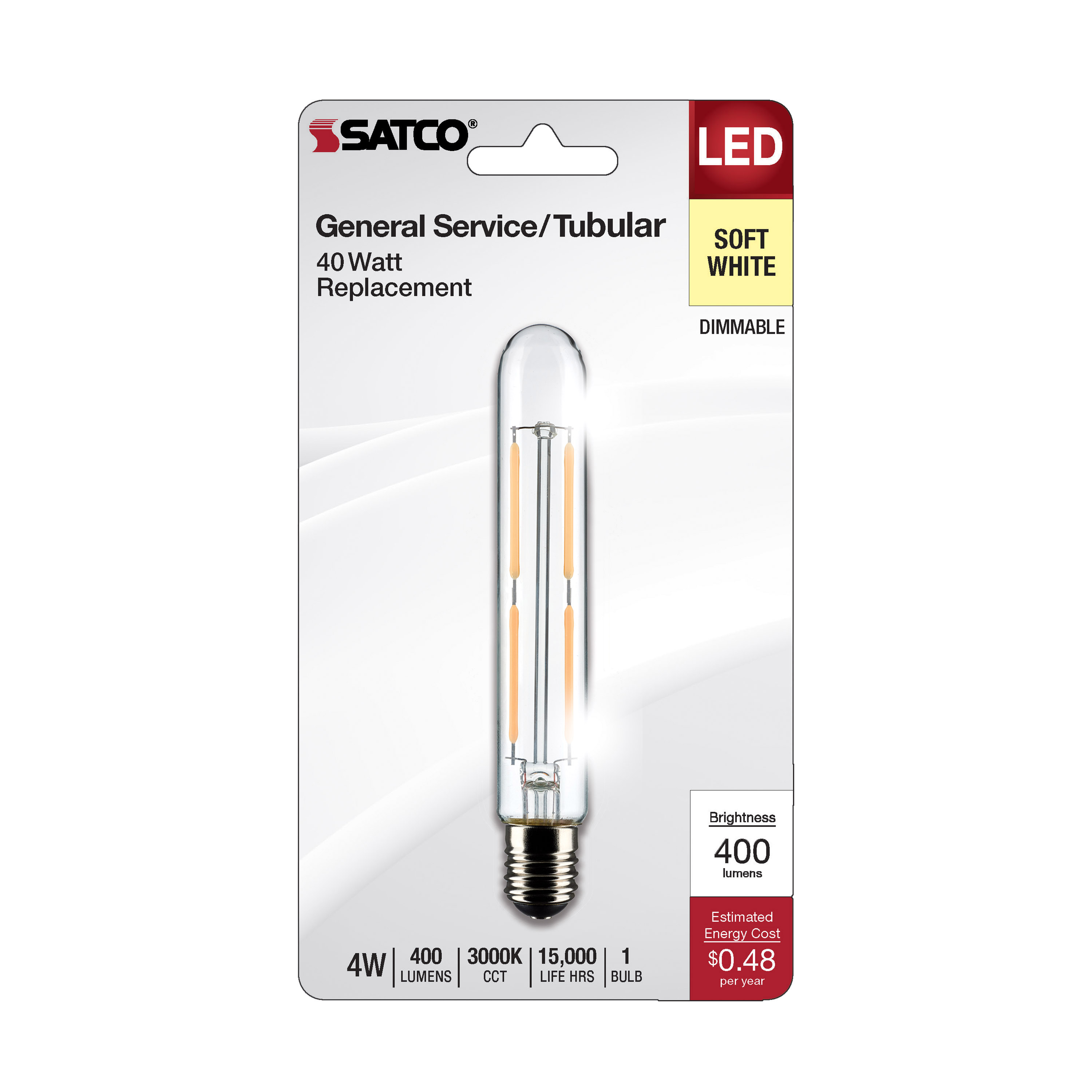 4T6.5/LED/CL/930/120V/E17/1CD - S21860