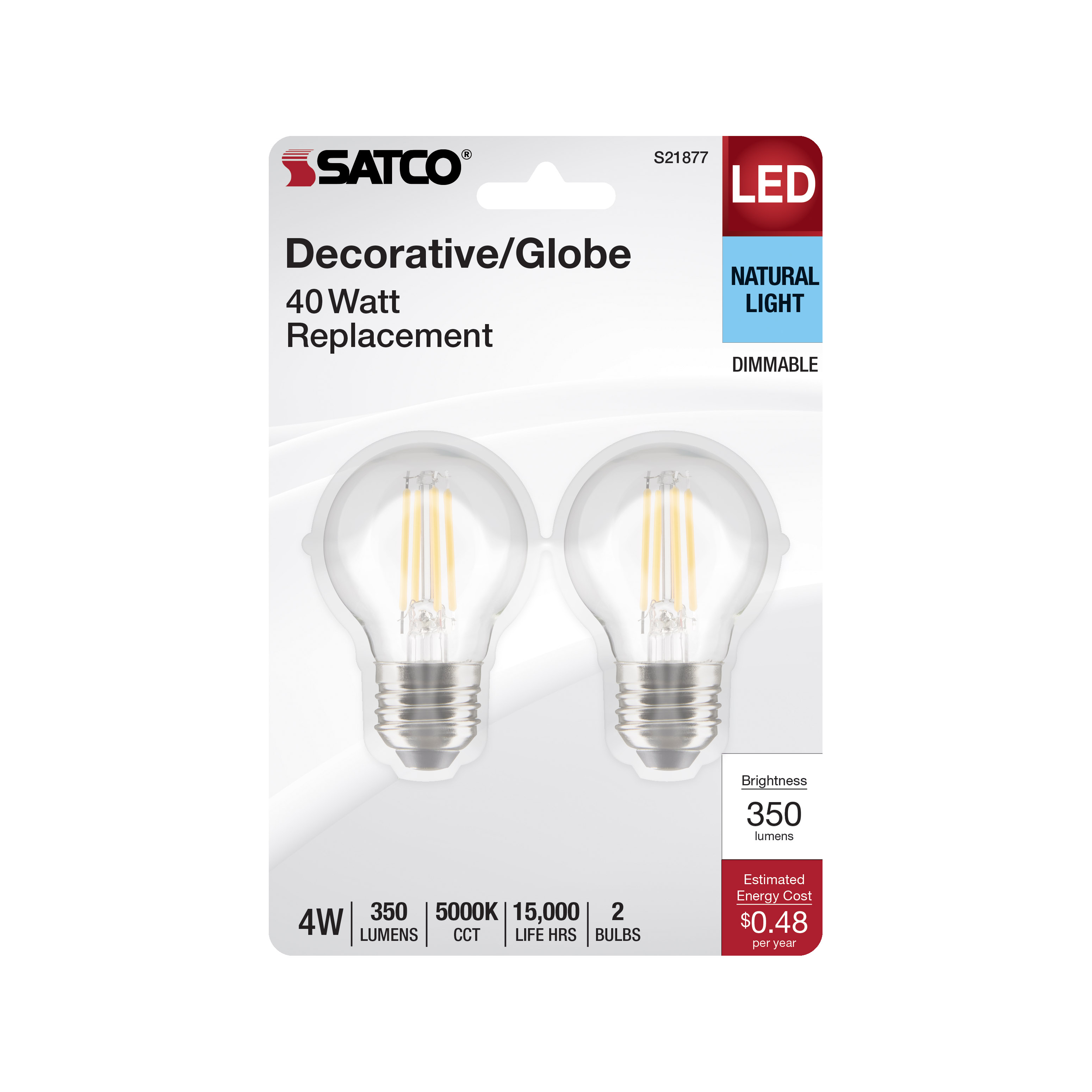 4G16.5/LED/CL/950/120V/E26/2CD - S21877