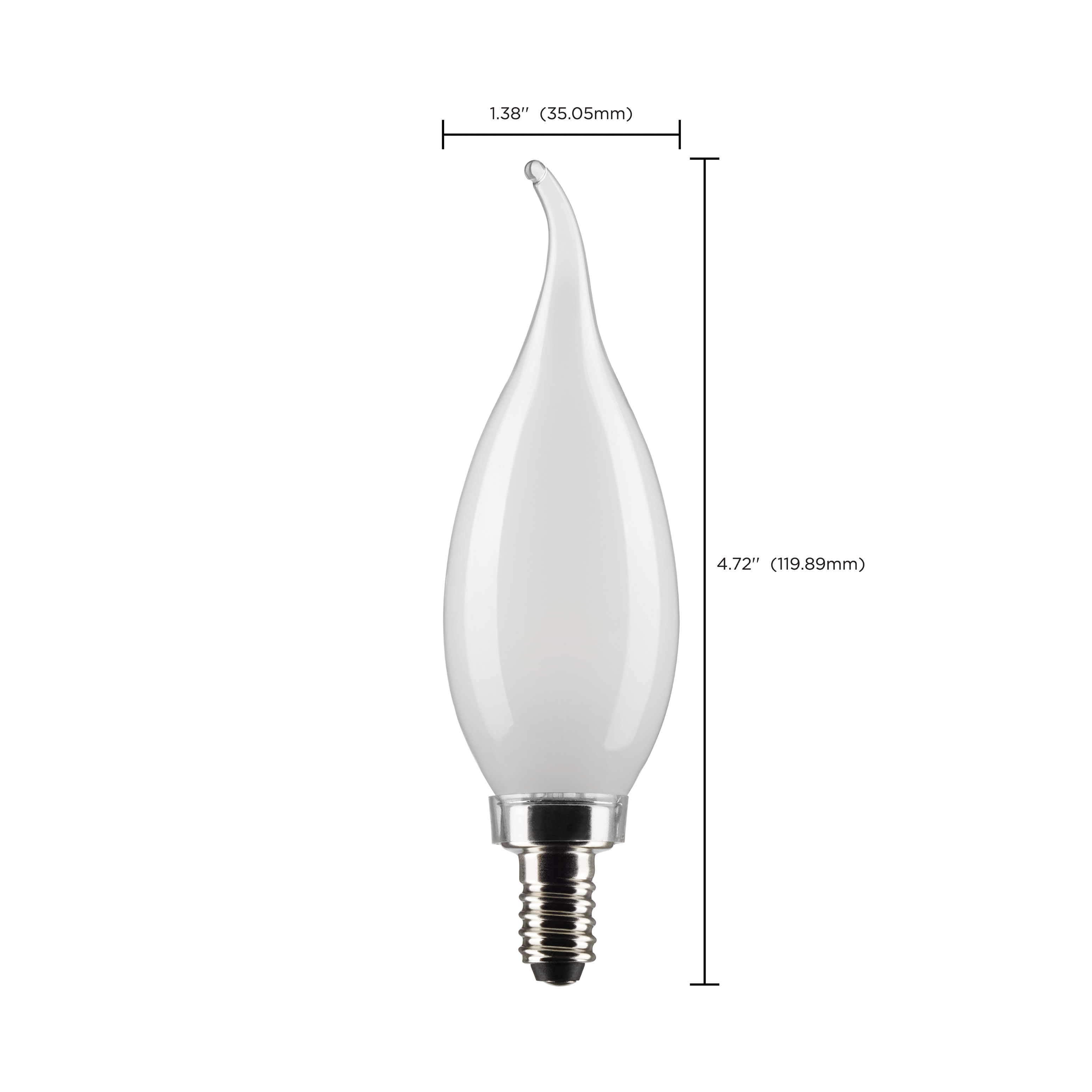 5.5CA10/LED/950/FR/120V/E12/2C - S21884