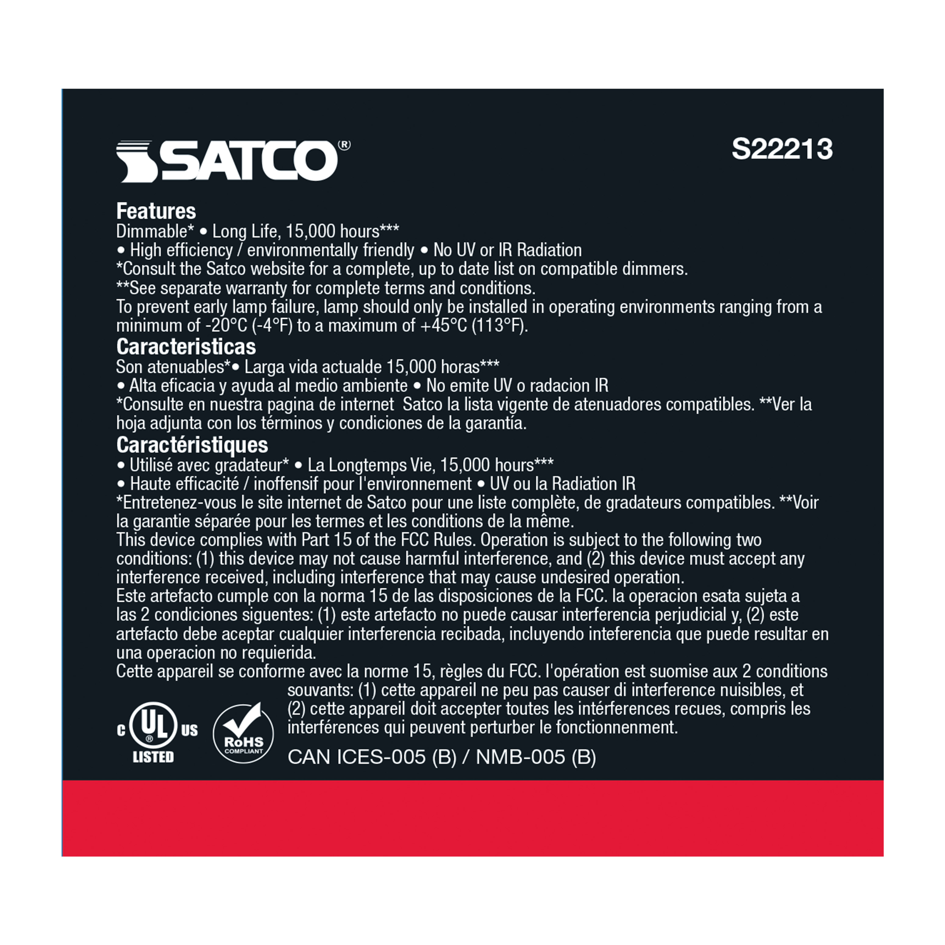 8.5PAR30S/LED/940/FL/120V - S22213