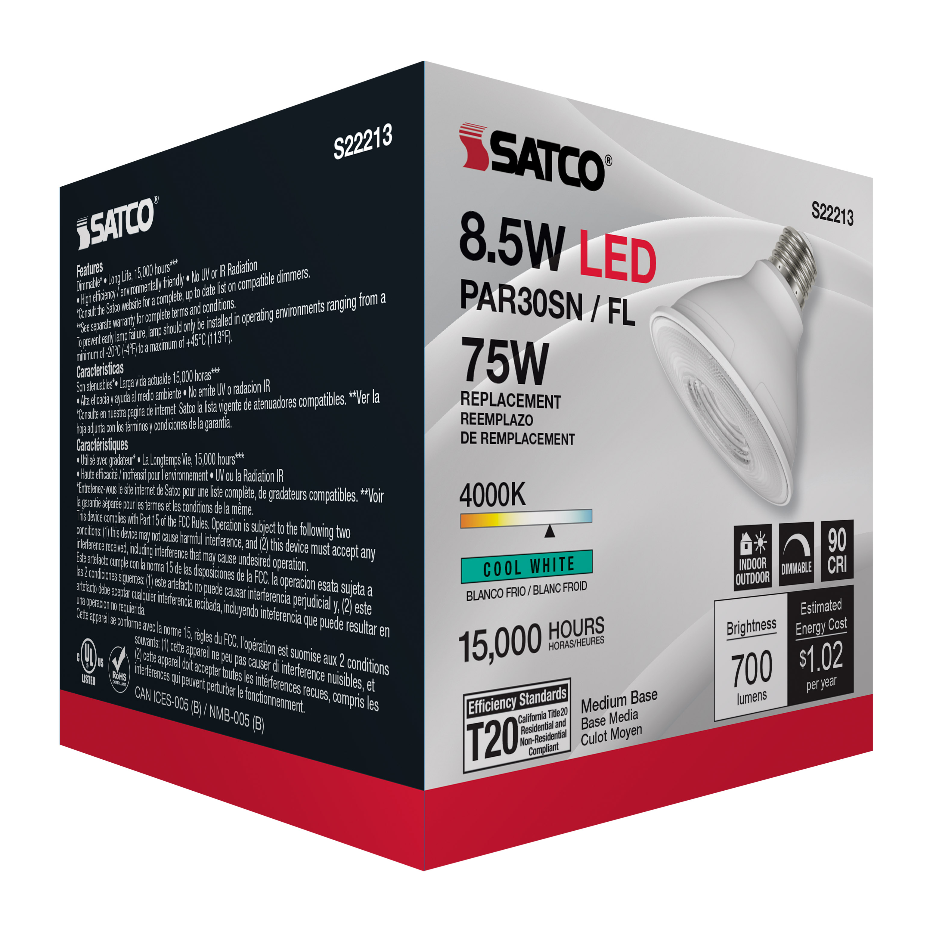 8.5PAR30S/LED/940/FL/120V - S22213