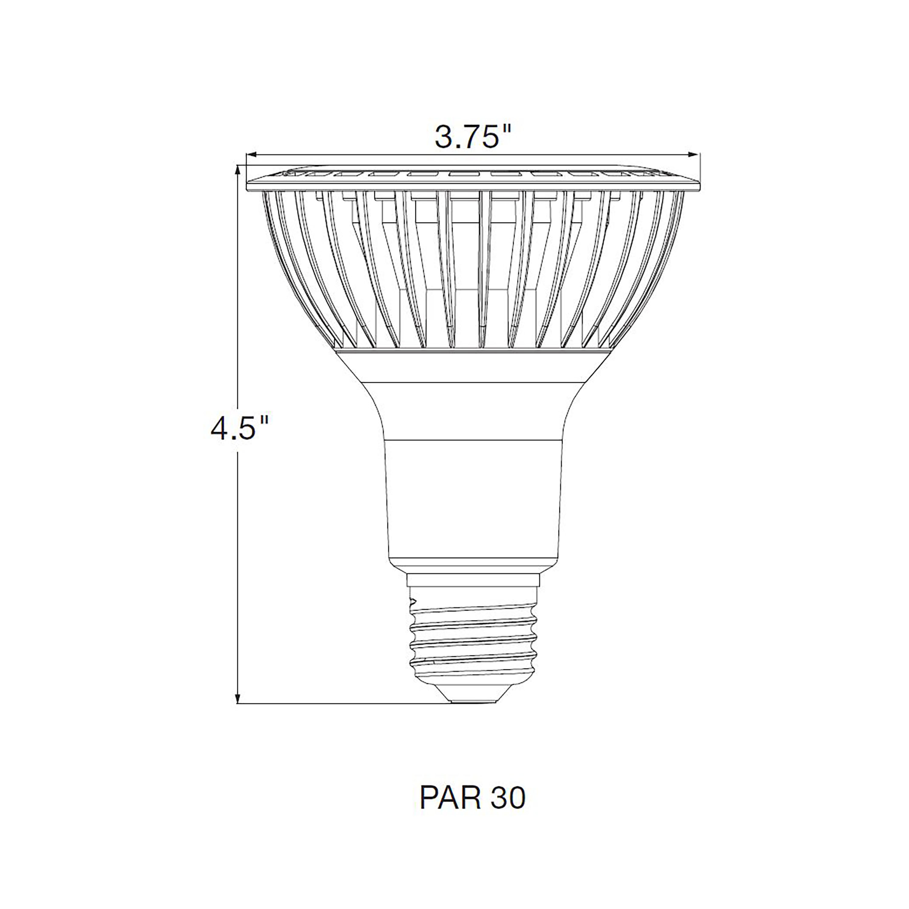 20.5PAR30LN/LED/927/HL/120V/FL - S22240