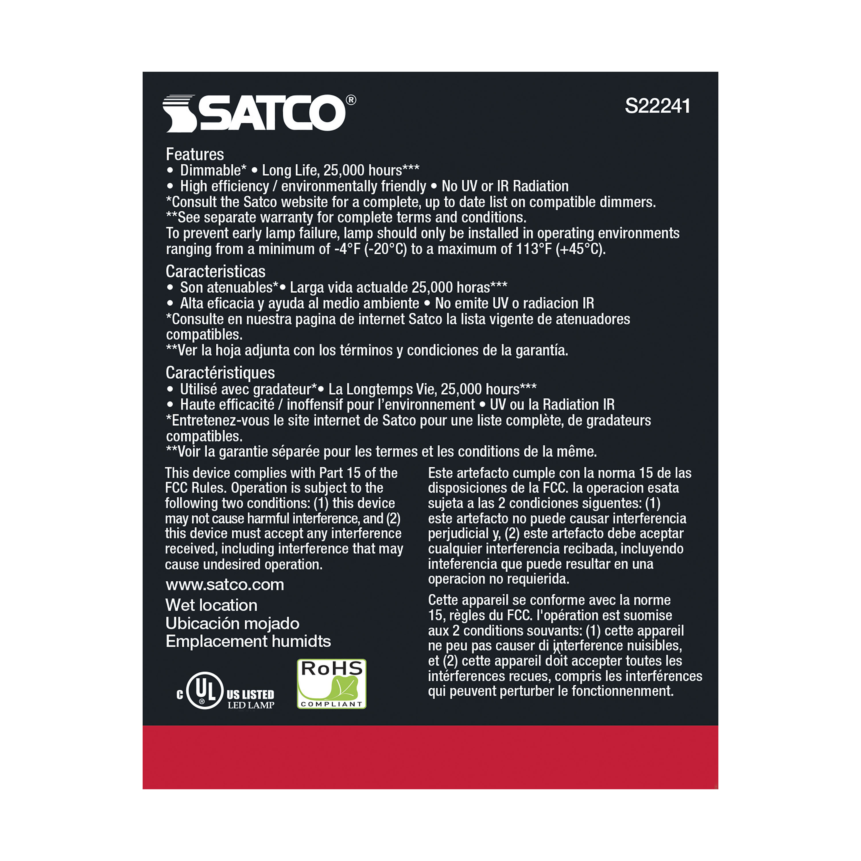 20.5PAR30LN/LED/930/HL/120V/FL - S22241