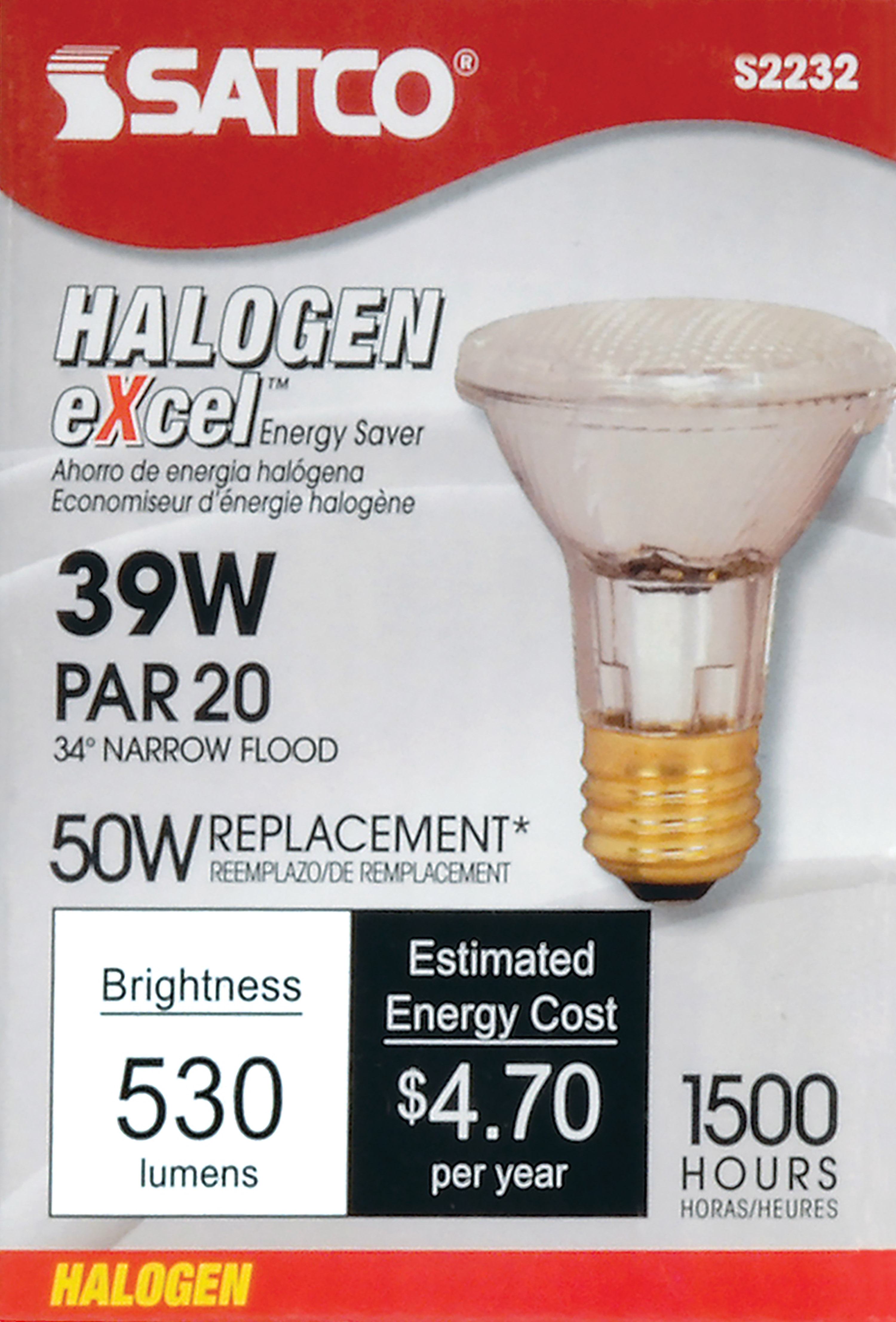 39PAR20/HAL/XEN/NFL/120V - S2232