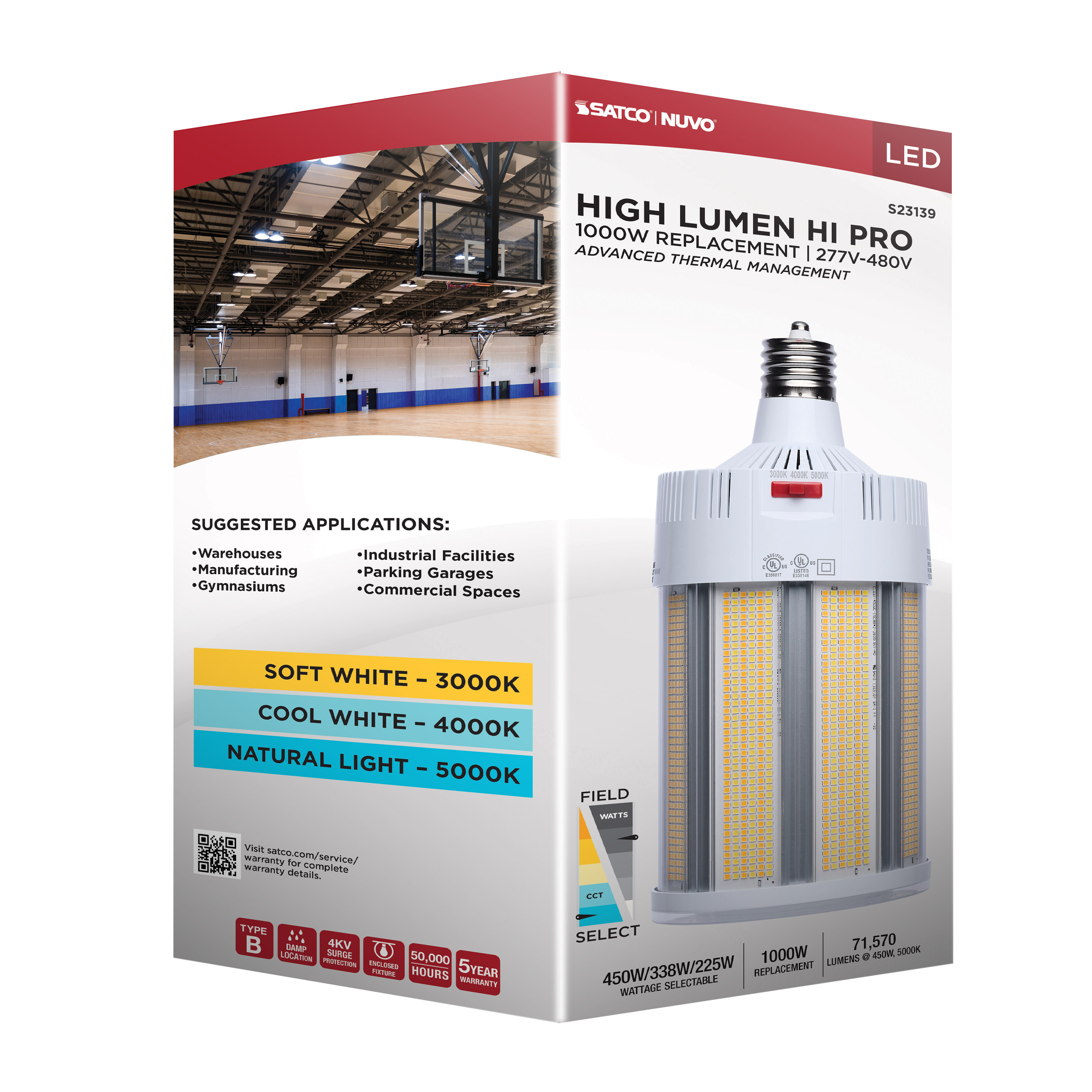 450W/LED/CCT/277-480V/EX39 - S23139