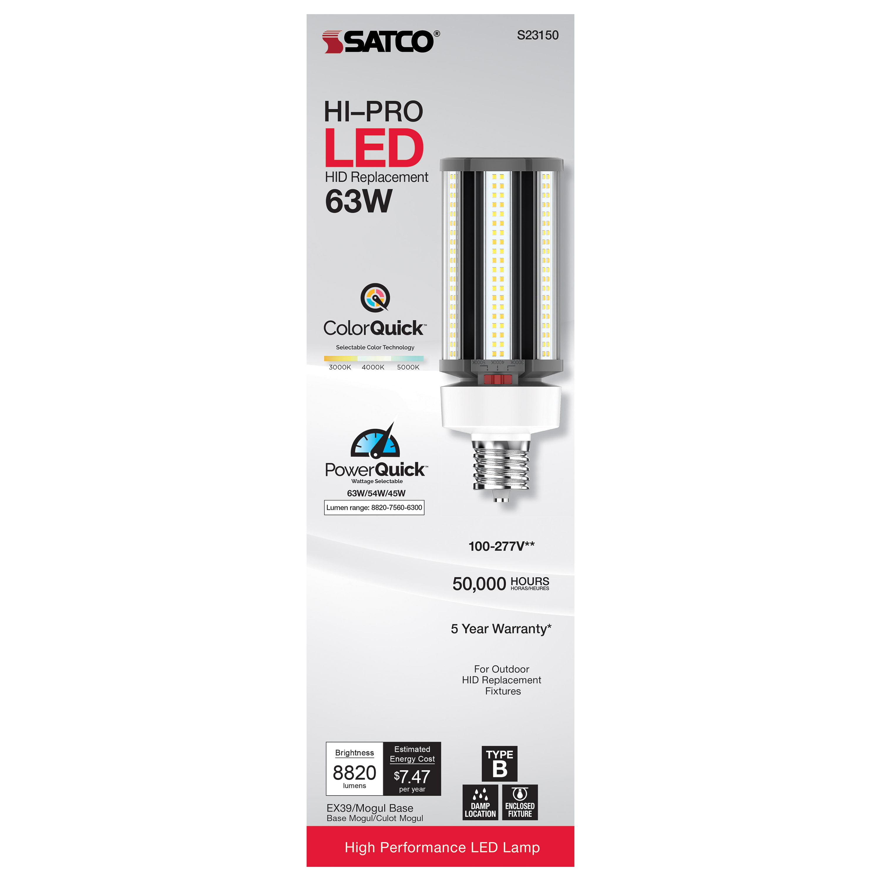 63W/LED/CCT/100-277V/EX39 - S23150