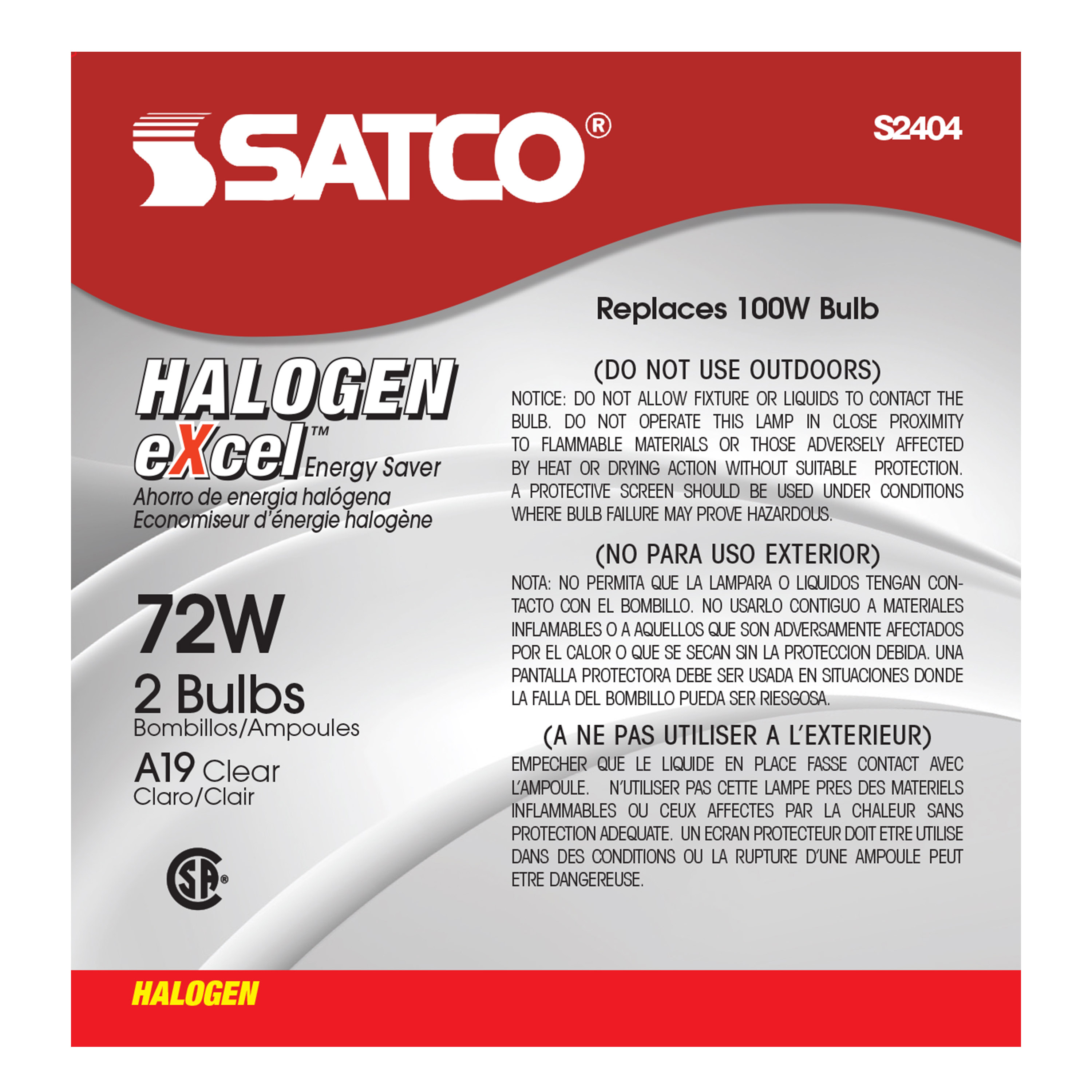 72A19/HAL/ES/CL/120V - S2404