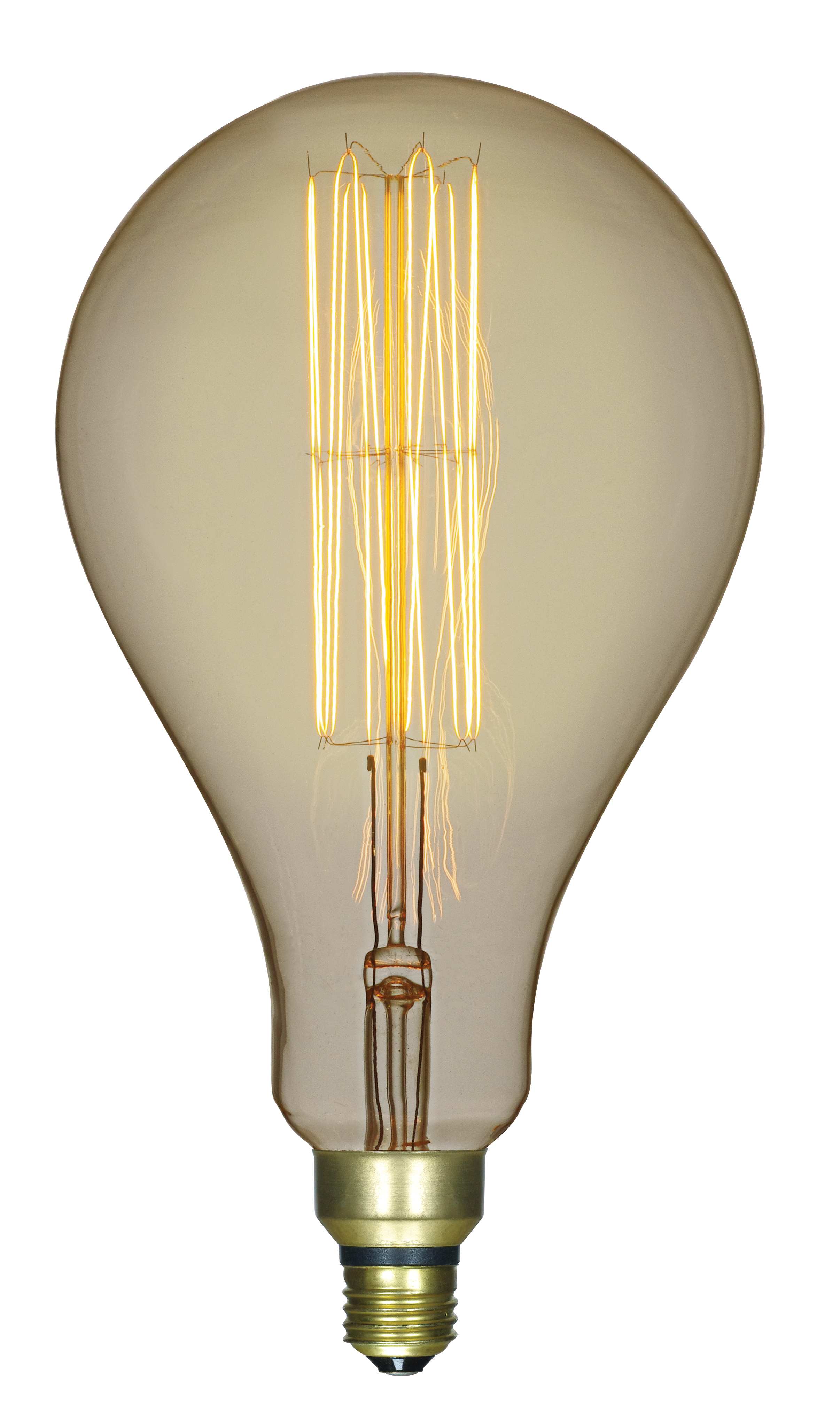 60PS52/AMBER/E26/VINTAGE/120V - S2433